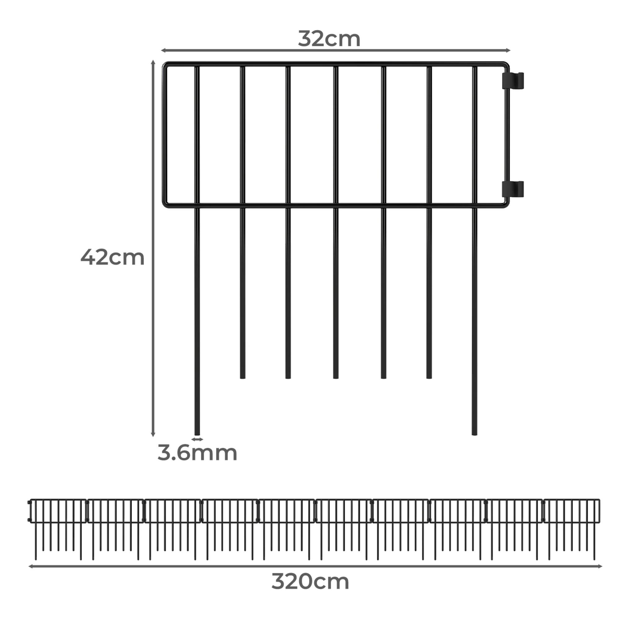 3 Levede 10 Pack Garden Animal Barrier Fence, 3 of 5