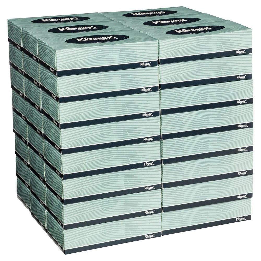 2 Kleenex 2 Ply Facial Tissues 100 Sheet 48 Pack, 2 of 6