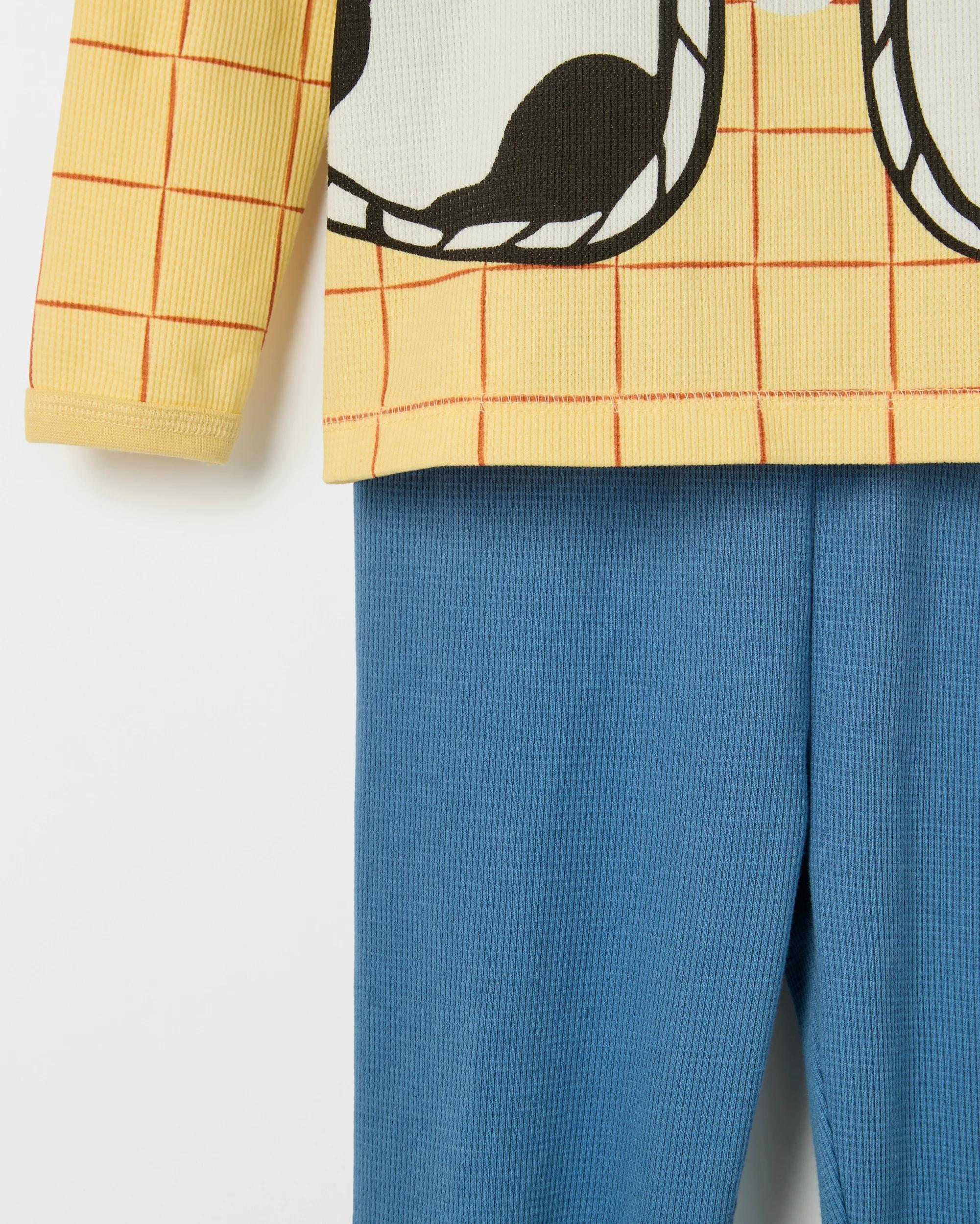 7 Disney Toy Story Woody Australian Cotton Top & Pants Younger Boys Pyjama Set WOODY, 7 of 7