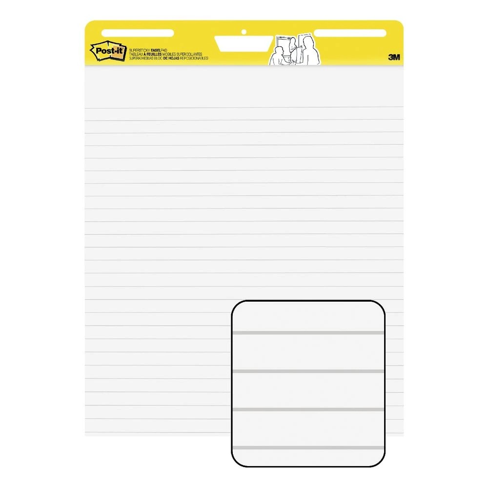 2 Post-it Lined Easel Pad White, 2 of 3
