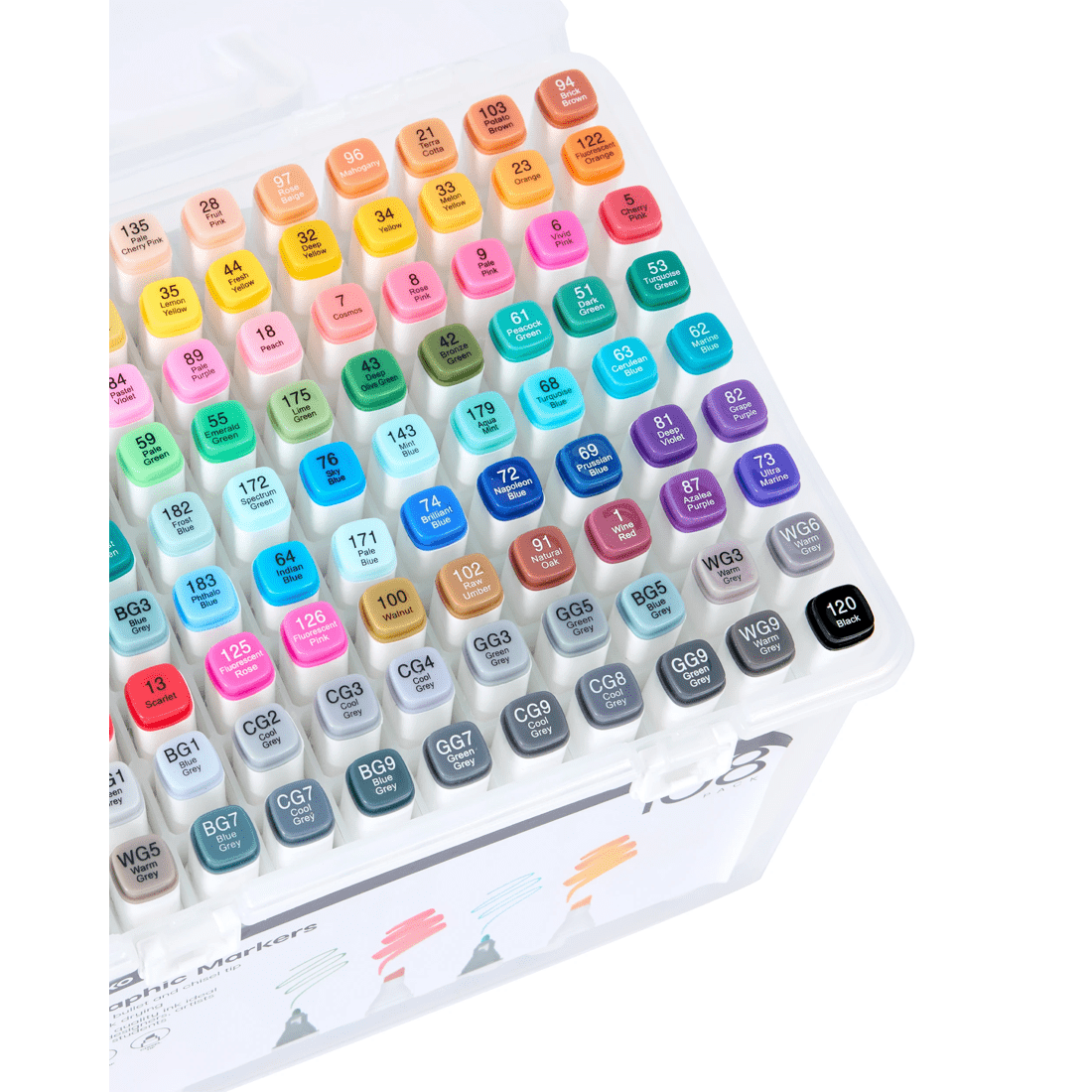 3 108 Pack Graphic Markers, 3 of 7