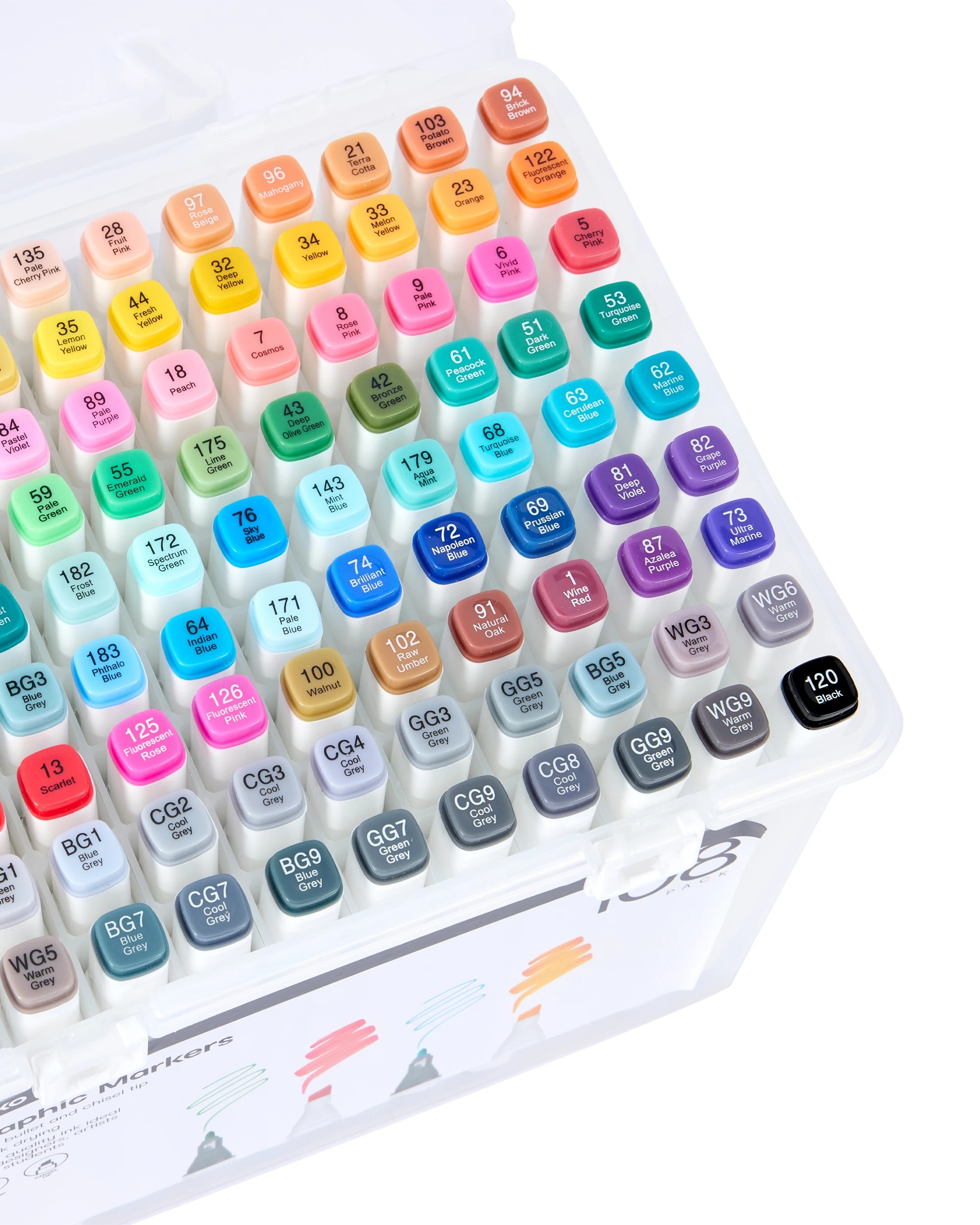 3 108 Pack Graphic Markers, 3 of 7