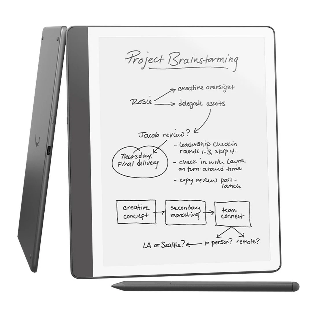 1 Kindle Scribe 2024 32GB with Premium Pen, 1 of 5