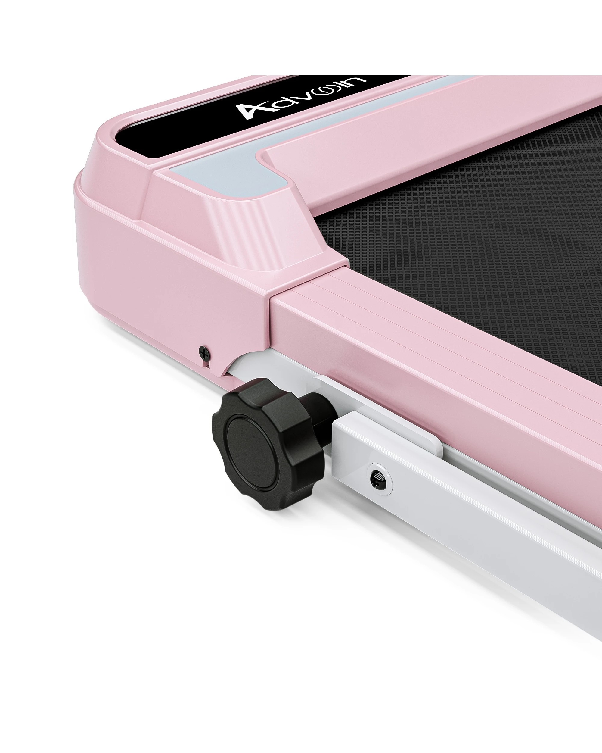 2 Advwin Foldable Electric Treadmill Under Desk Walking Pad with Handle Pink - Pink, 2 of 6