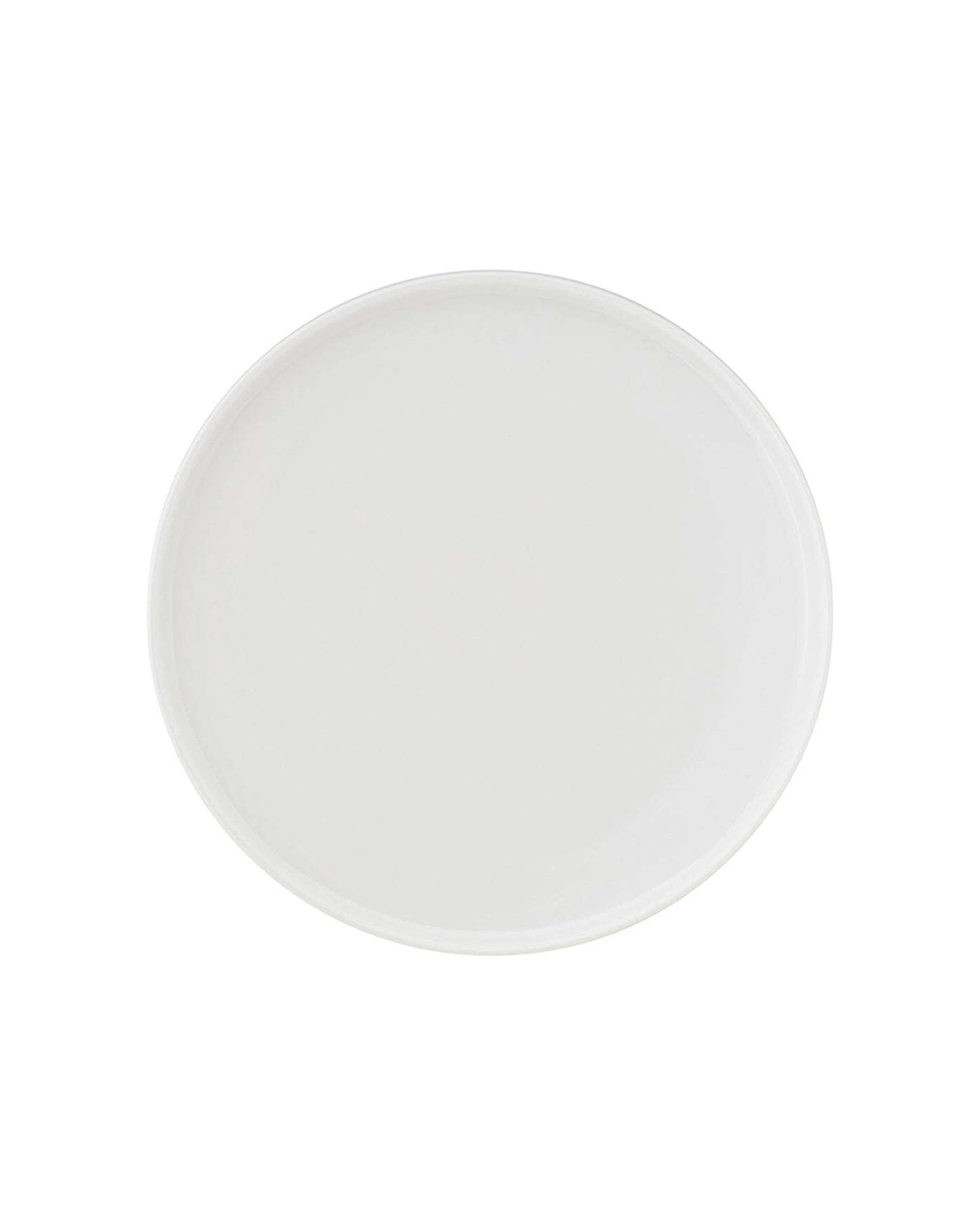 2 Maxwell & Williams 4x Basics High Rim Dinner Plate Dish Round Set 21cm - White, 2 of 2