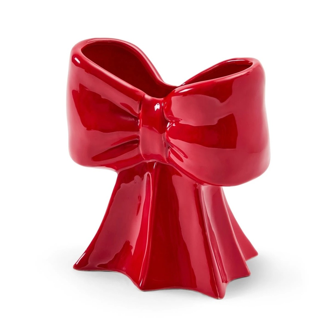 3 Christmas Red Bow Vase, 3 of 5