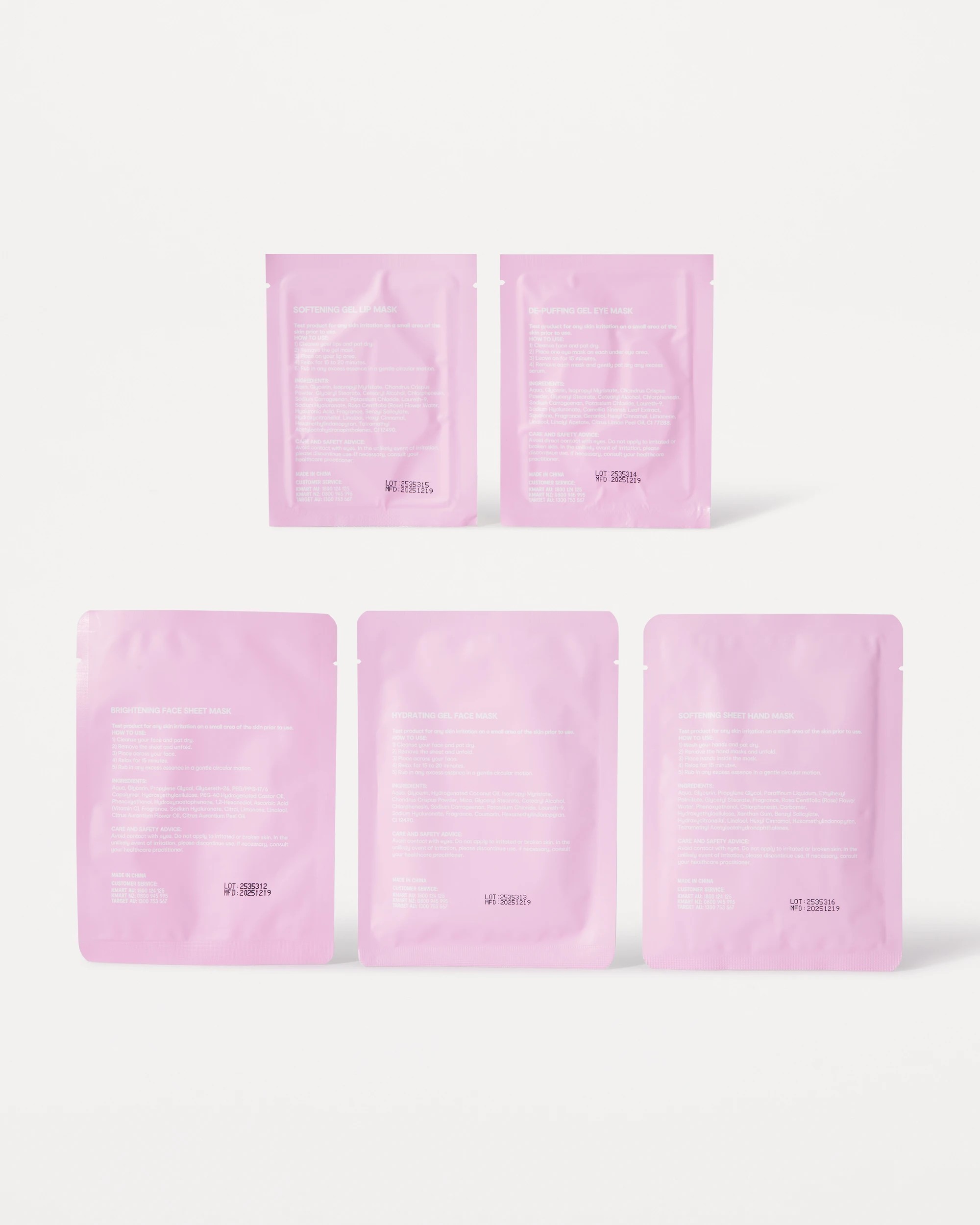 2 OXX Skincare Vacay Mode Pamper Mask Set, 2 of 4