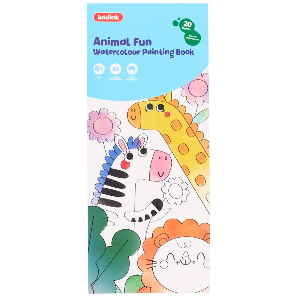 1 Kadink Water Colour Painting Book Plants and Animals, 1 of 7