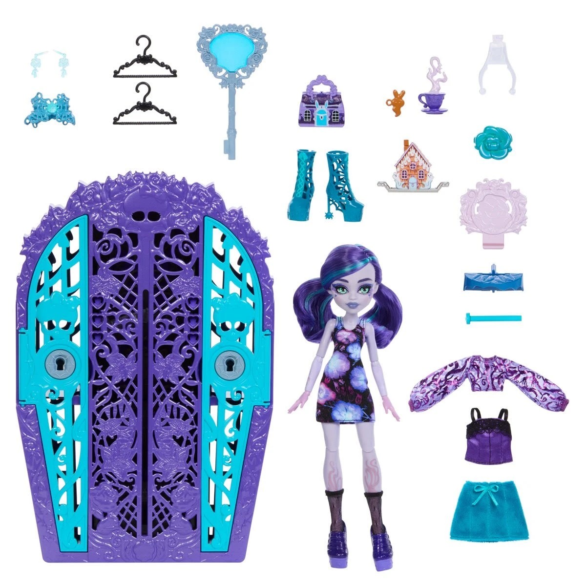 2 Monster High Skulltimate Secrets Garden Mysteries Twyla Doll Playset, 2 of 8