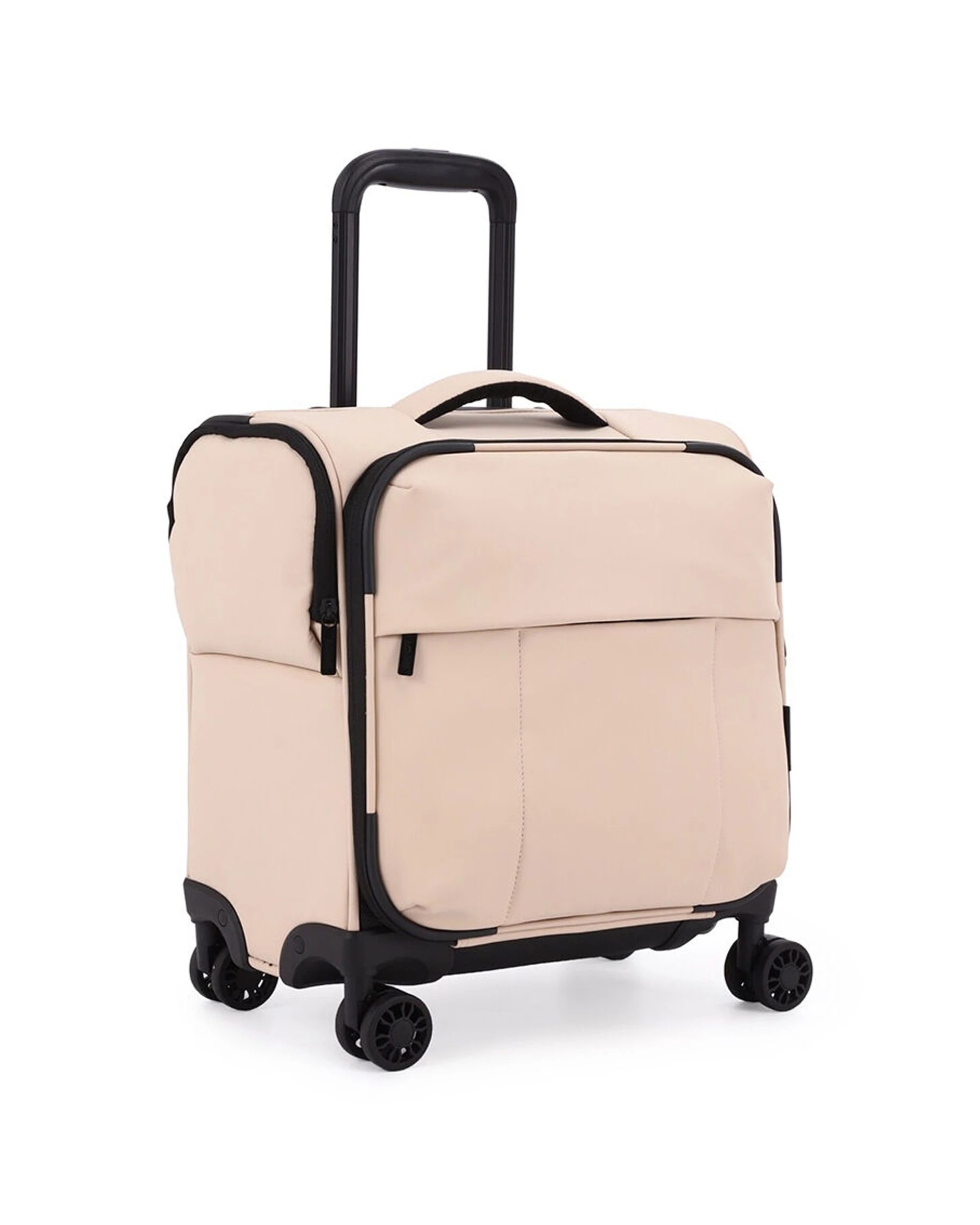 3 Kate Hill Willow Travel Luggage Mini Carry-On Bag Suitcase Lightweight - Beige, 3 of 8