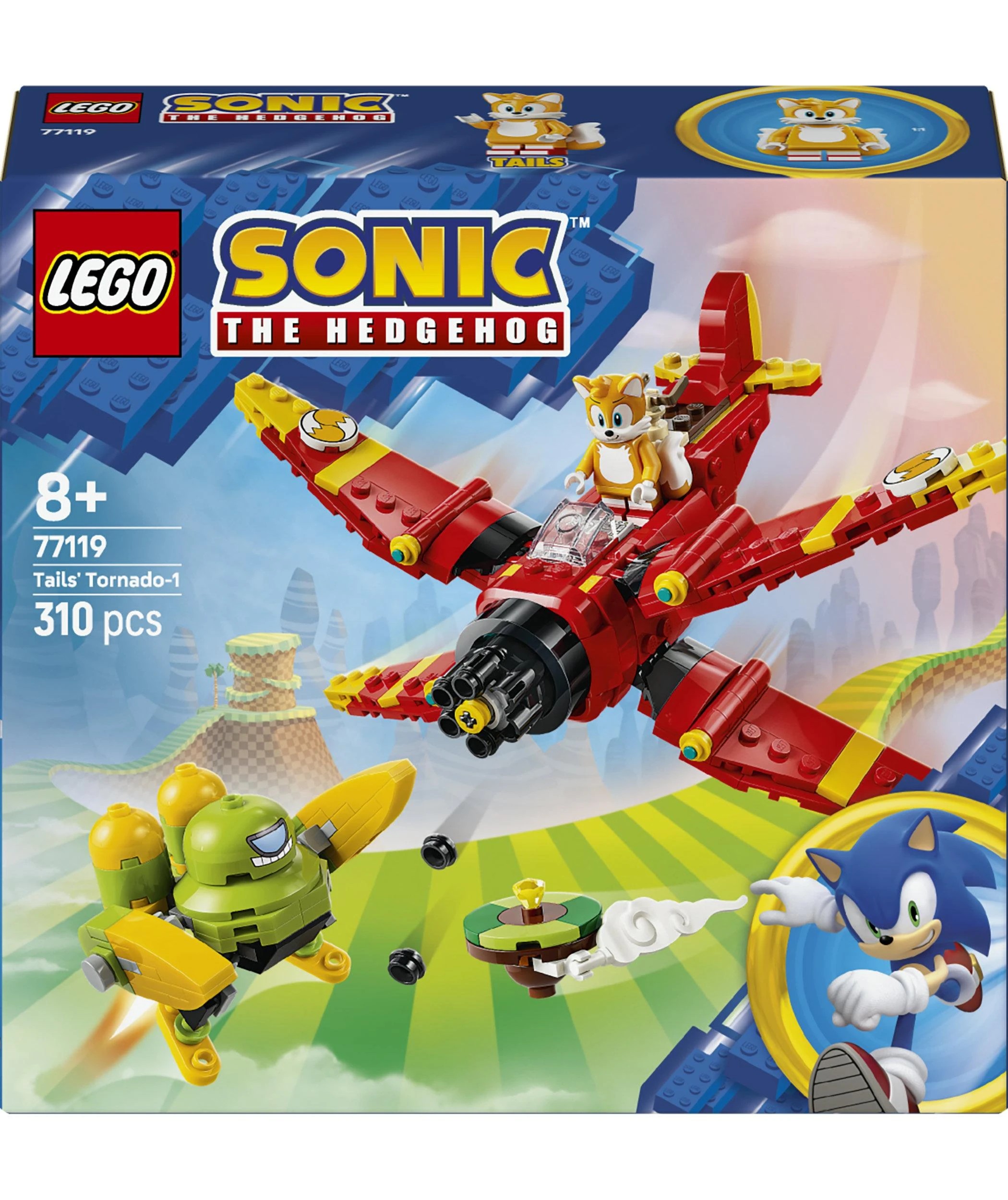 1 LEGO Sonic Tails' Tornado-1 77119, 1 of 10