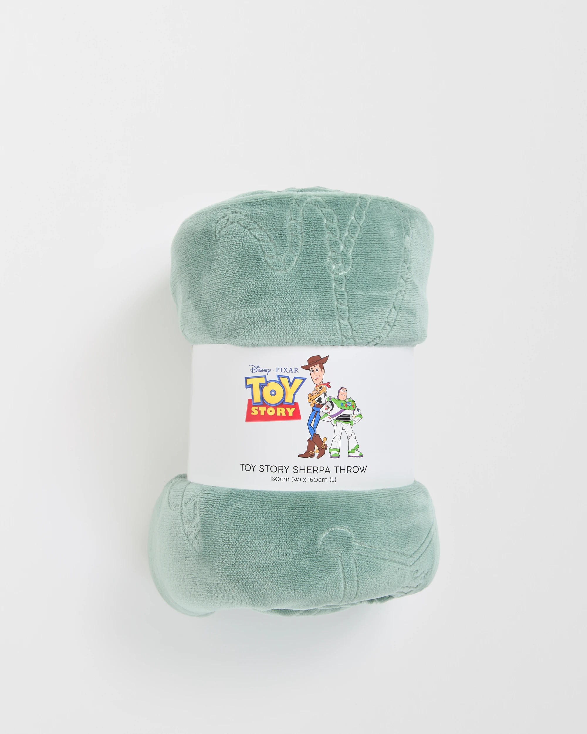 3 Disney Toy Story Sherpa Throw - Green - One Size - Green, 3 of 4