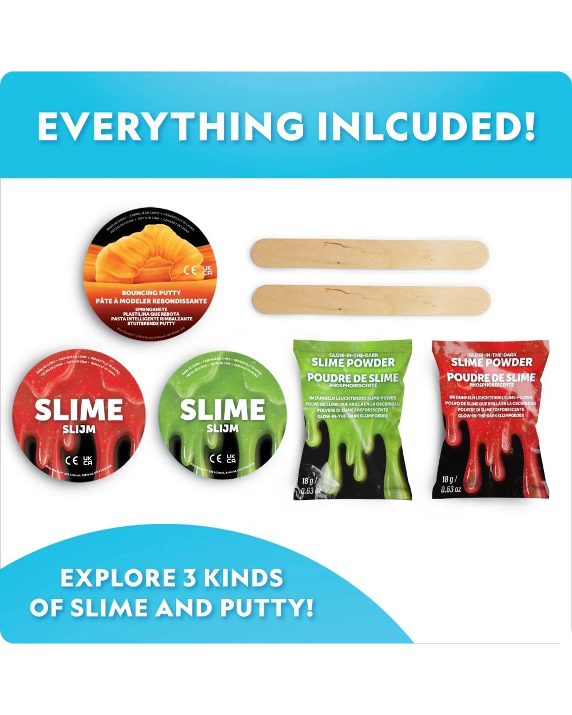 3 National Geographic Slime and Putty Experiment Lab Activity Kit, 3 of 6