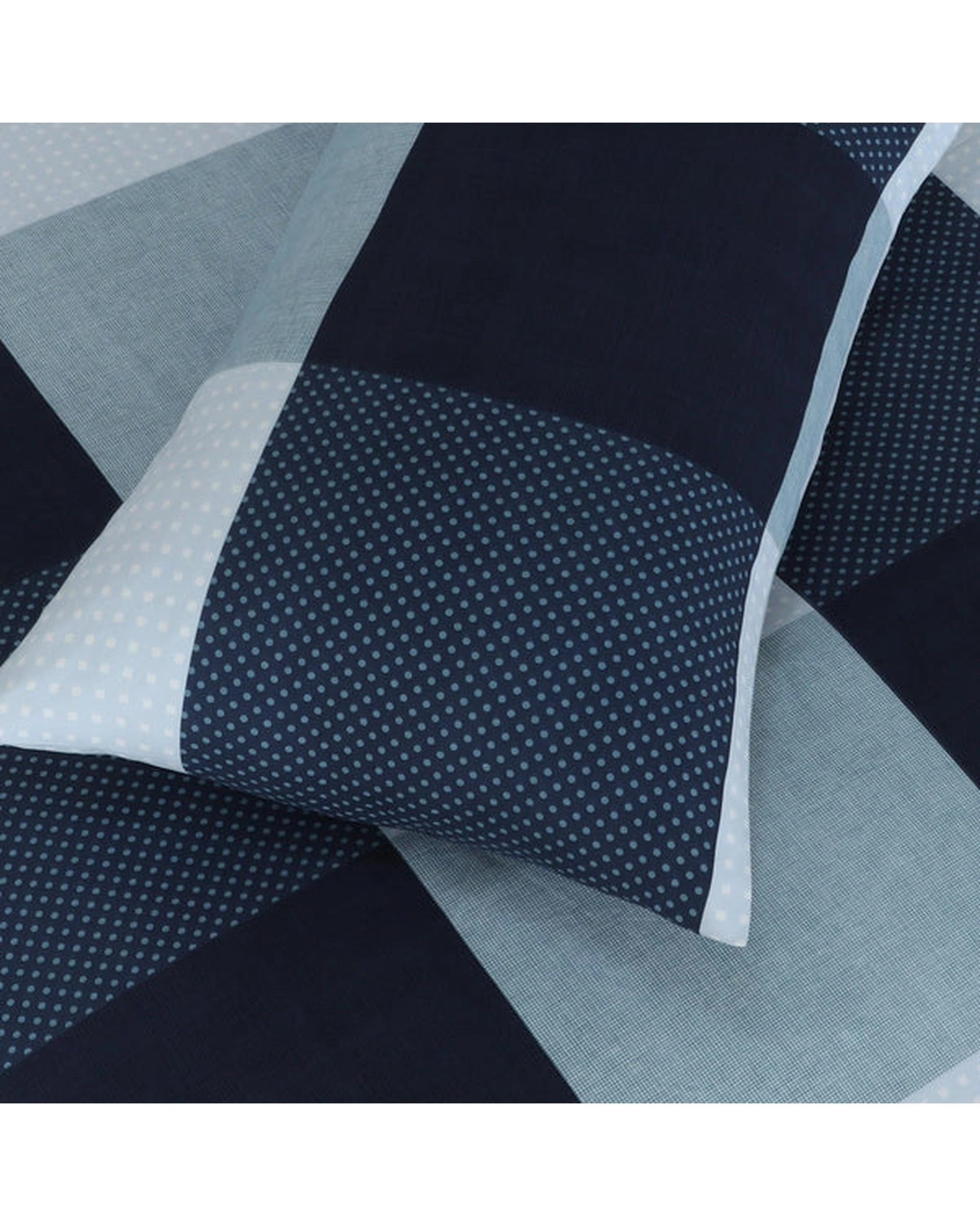 5 Amsons Quilt Cover Set With Extra Standard Pillow Covers - Double Bed - Blue, 5 of 6