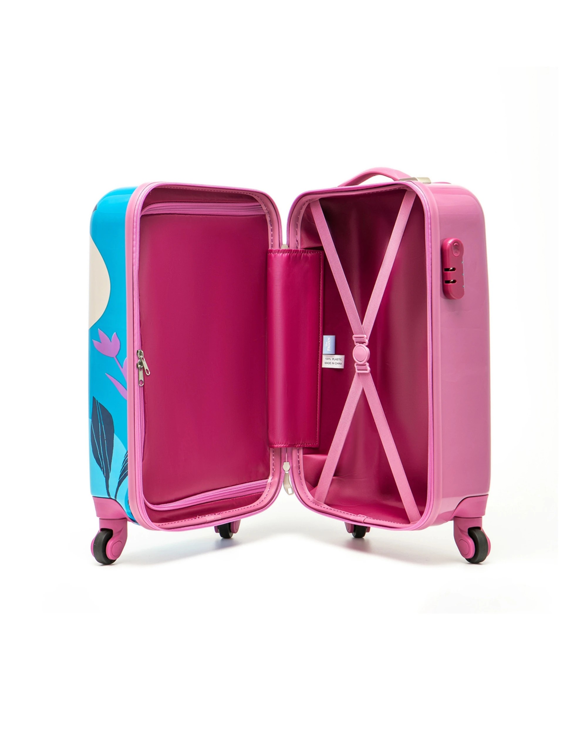 2 Disney Frozen 20" Cabin Trolley Travel Suitcase Luggage Kids Lightweight - Multi, 2 of 5