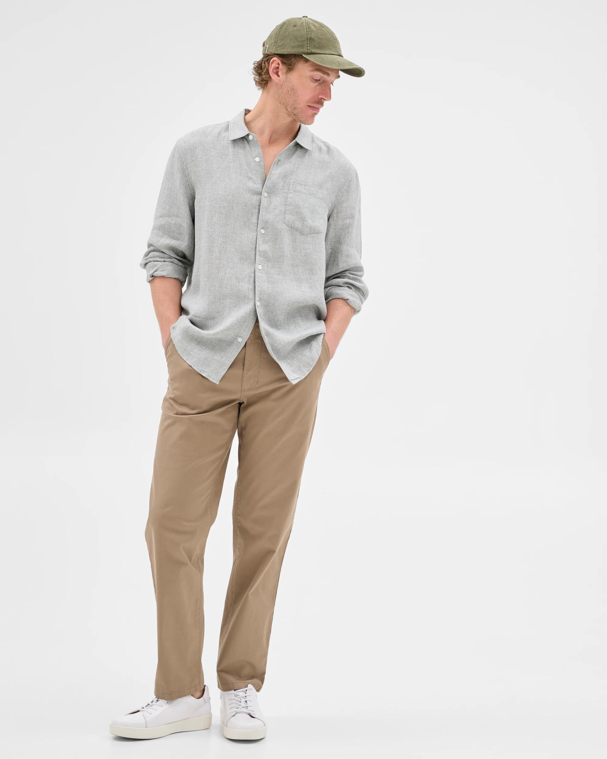 1 Target Australian Cotton Relaxed Fit Chino Pants WALNUT, 1 of 7