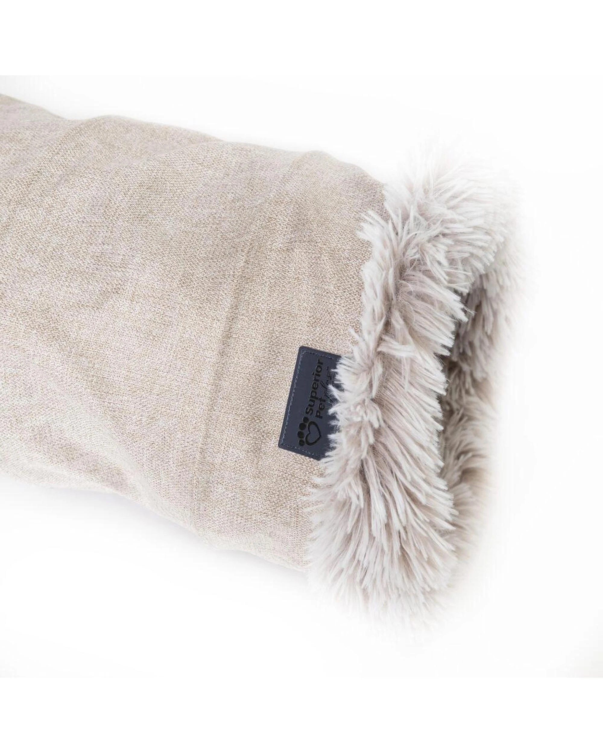 5 Superior Pet Collapsible Cat Tunnel with Crinkly Inner Lining Aspen Faux Fur - White, 5 of 6