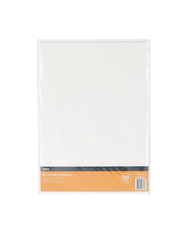 50 Pack A4 Laminating Pou