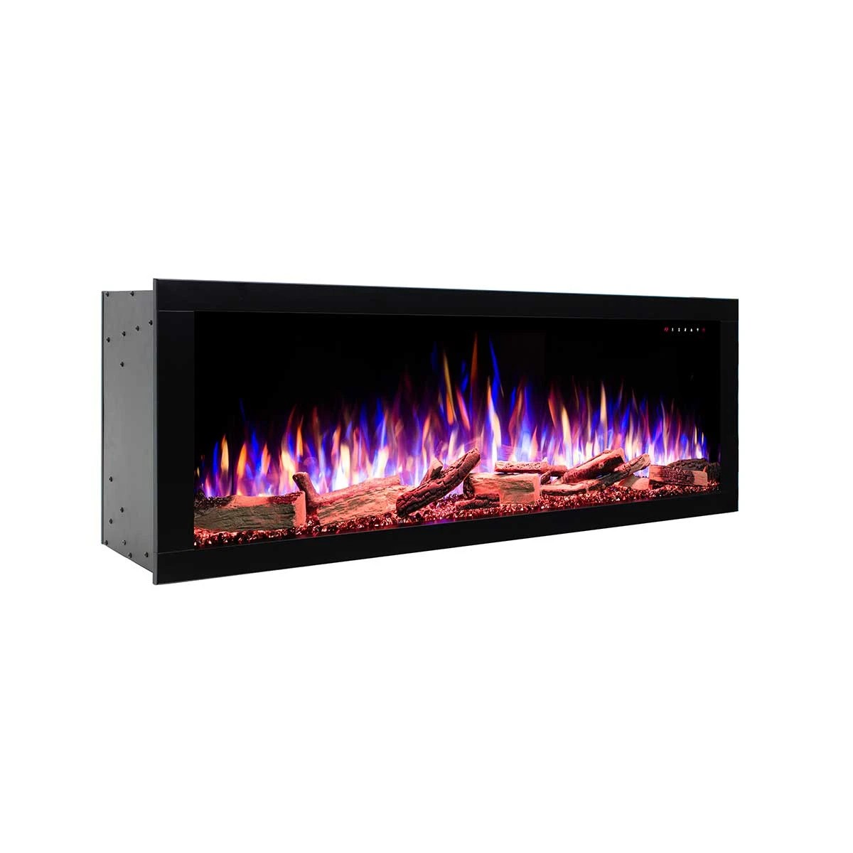 5 Moda Living Fantasia 60 inch Electric Fireplace - Extra Deep - Black, 5 of 6
