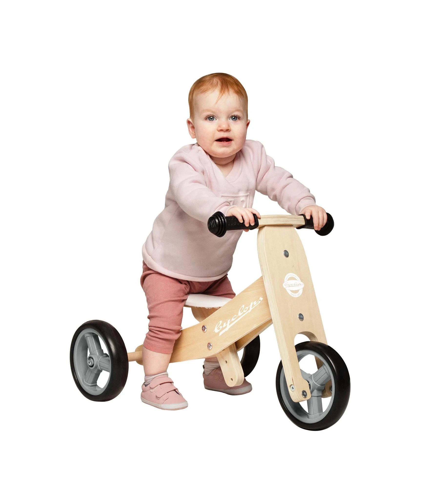 3 Cyclops 2 In 1 Trike/Balance Bike - Natural, 3 of 5