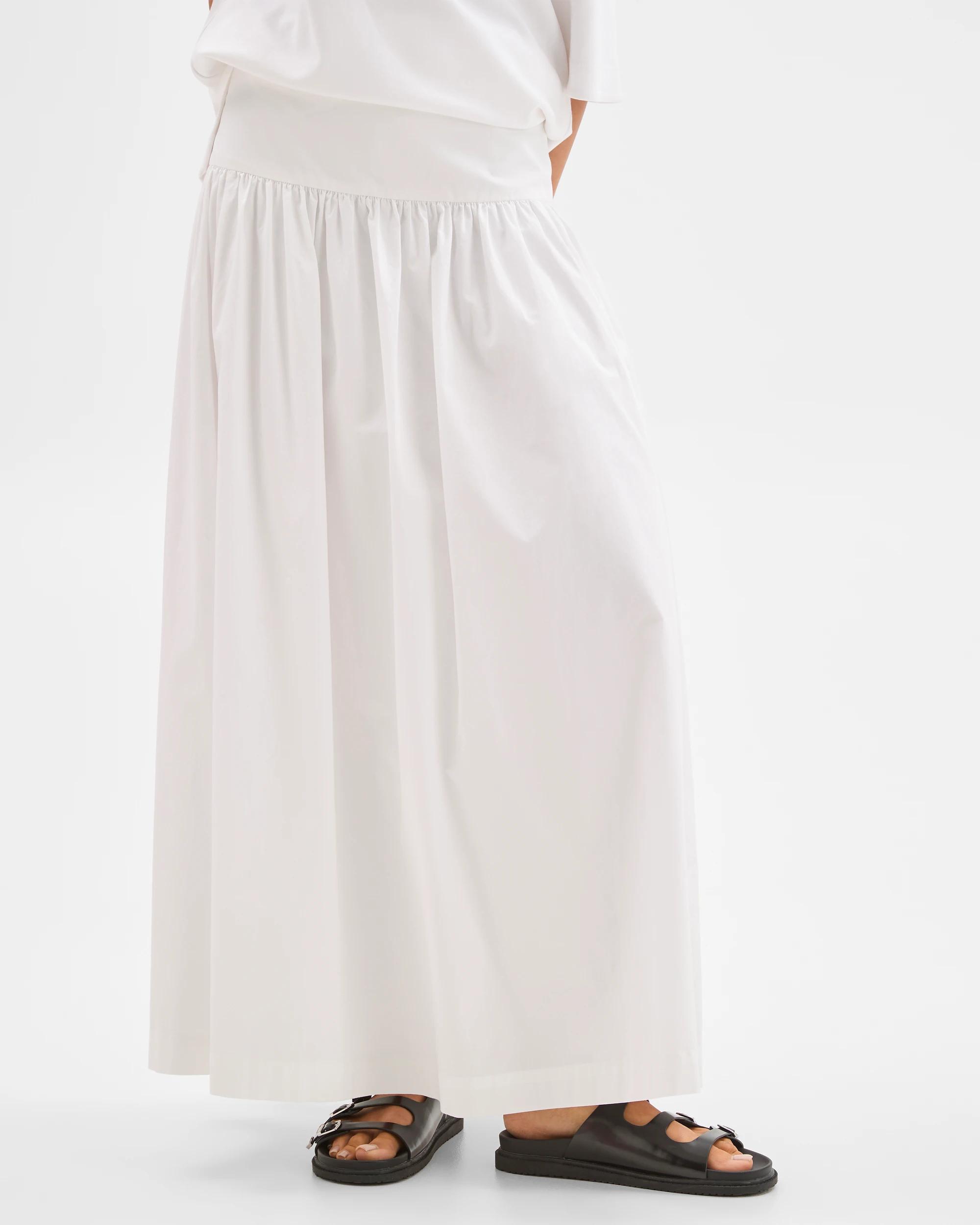 3 Lily Loves Australian Cotton Maxi Skirt LILY WHITE, 3 of 6