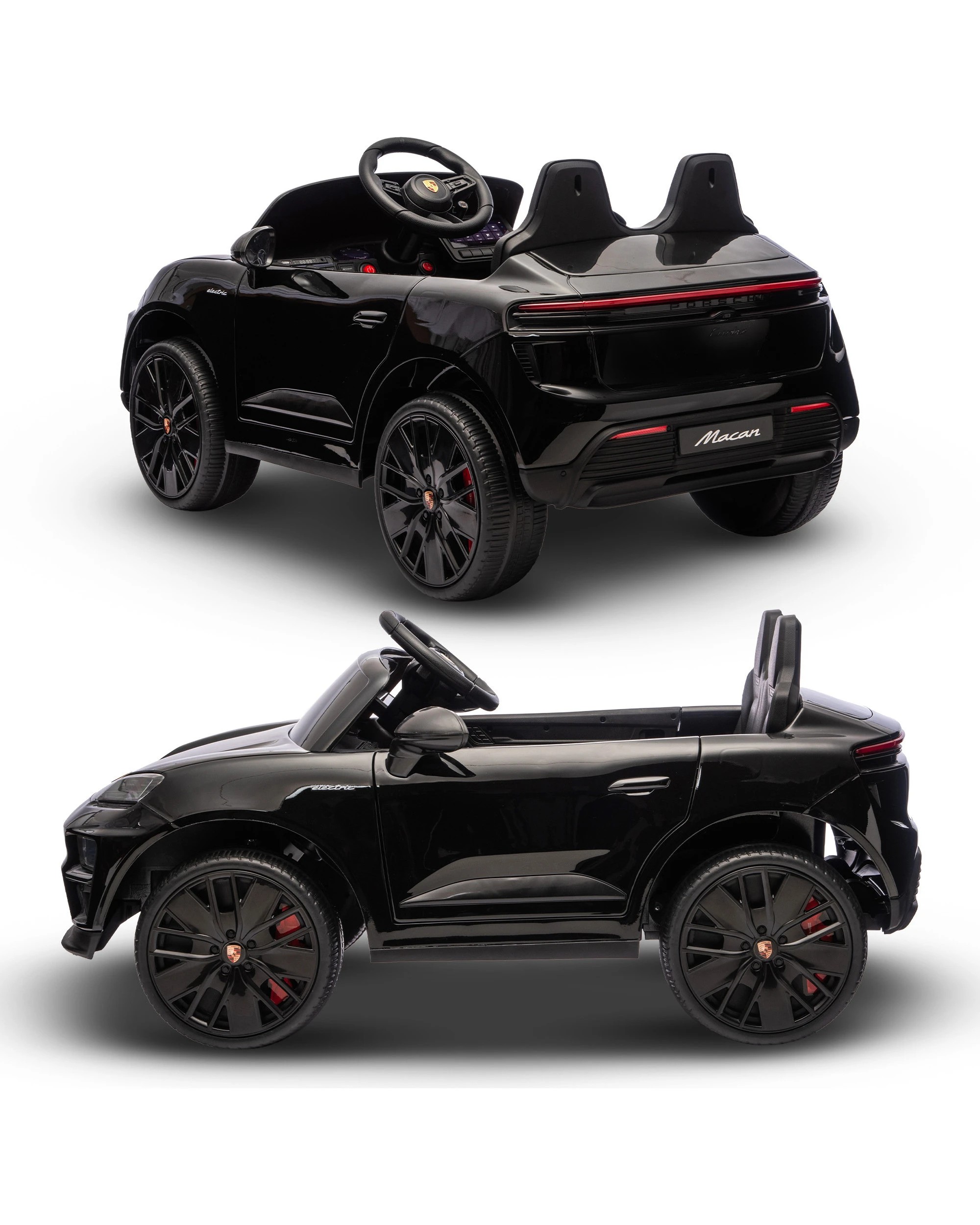 6 Kahuna Porsche Macan Turbo EV Kids Ride On Car 12V Electric Car, 6 of 7