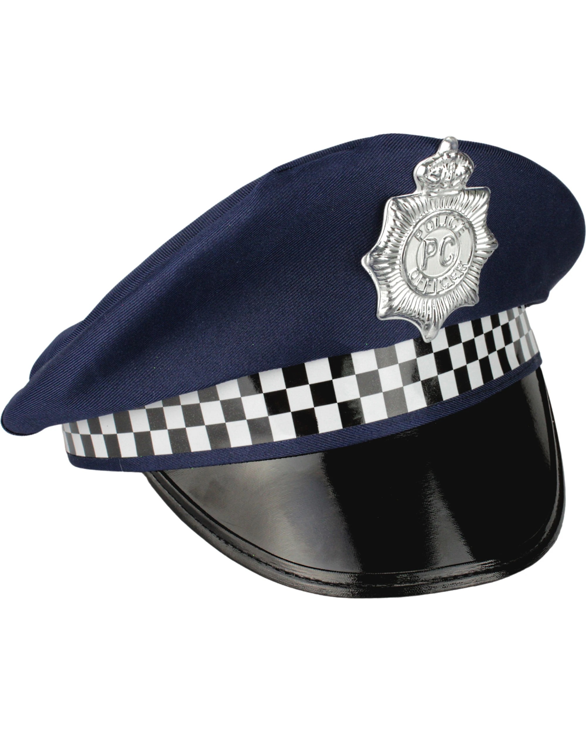 1 Party Planet Child Navy Blue Police Officer Hat - Child, 1 of 2