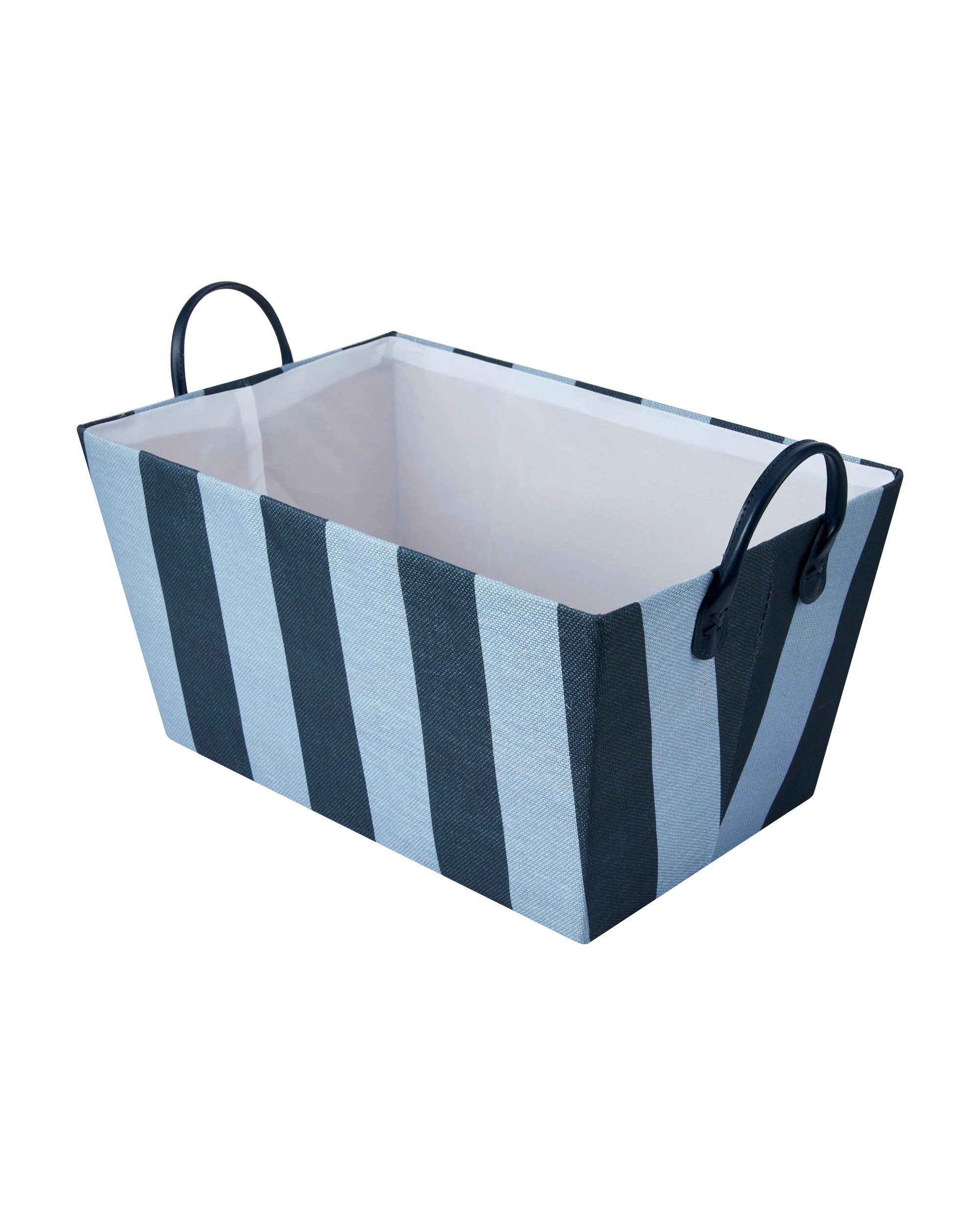 1 Tapered Basket - Blue Stripe, 1 of 5