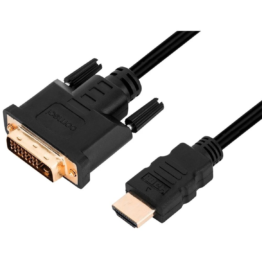 1 Comsol Male HDMI to Male DVI-D AV Cable 2m, 1 of 1