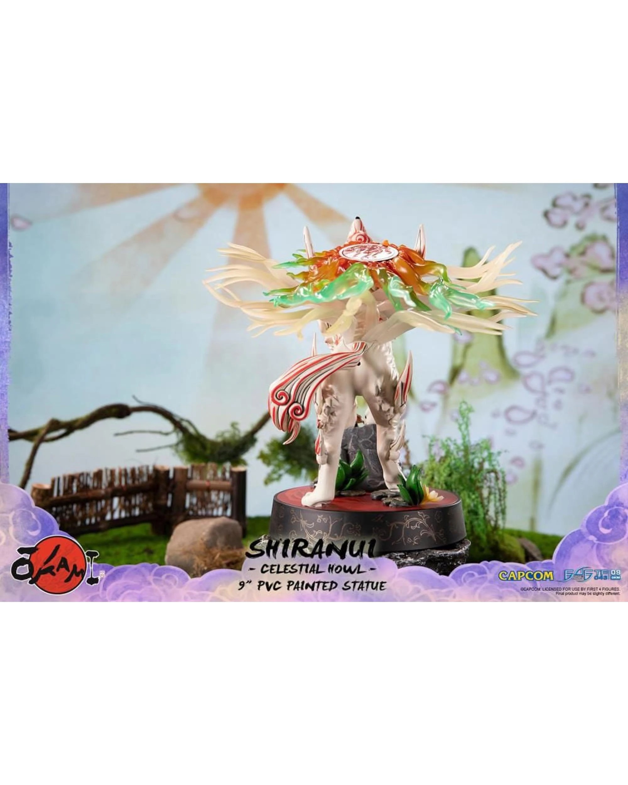 Okami Shiranui Celstial Howl 9 inch PVC Statue - Kmart