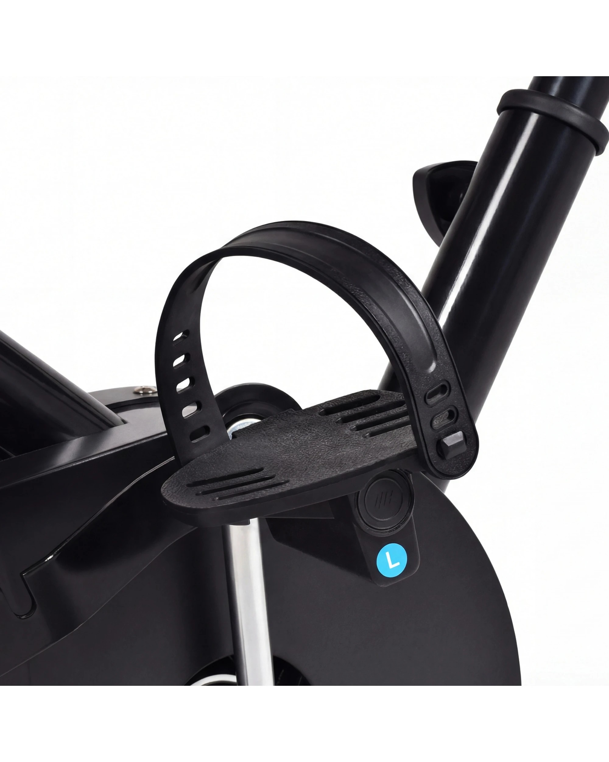 7 Advwin Air Exercise Bike Fan Resistance Upright Cycle with Heart Rate, Seat with Backrest - Black, 7 of 7
