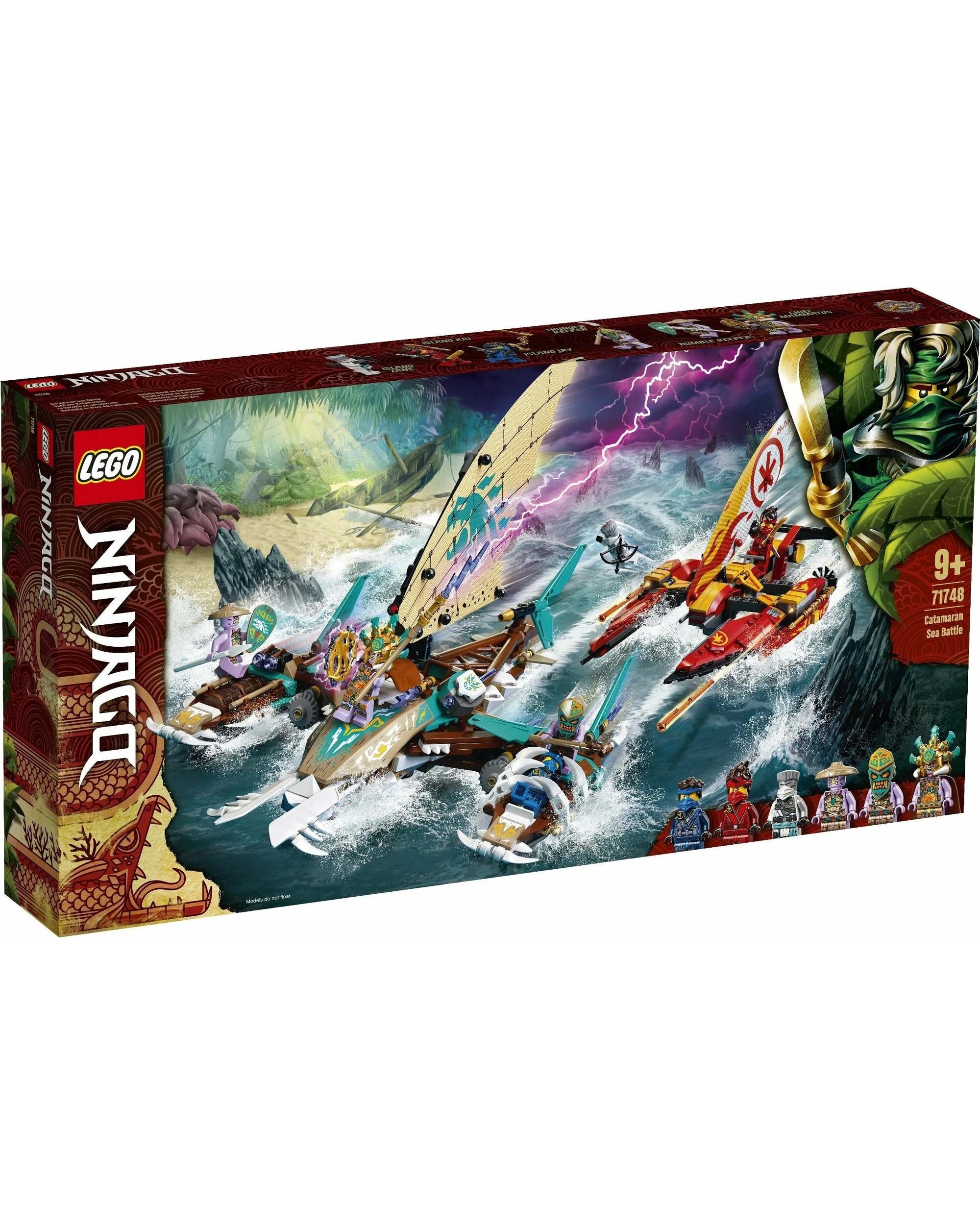 1 LEGO 71748 NINJAGO Catamaran Sea Battle, 1 of 5