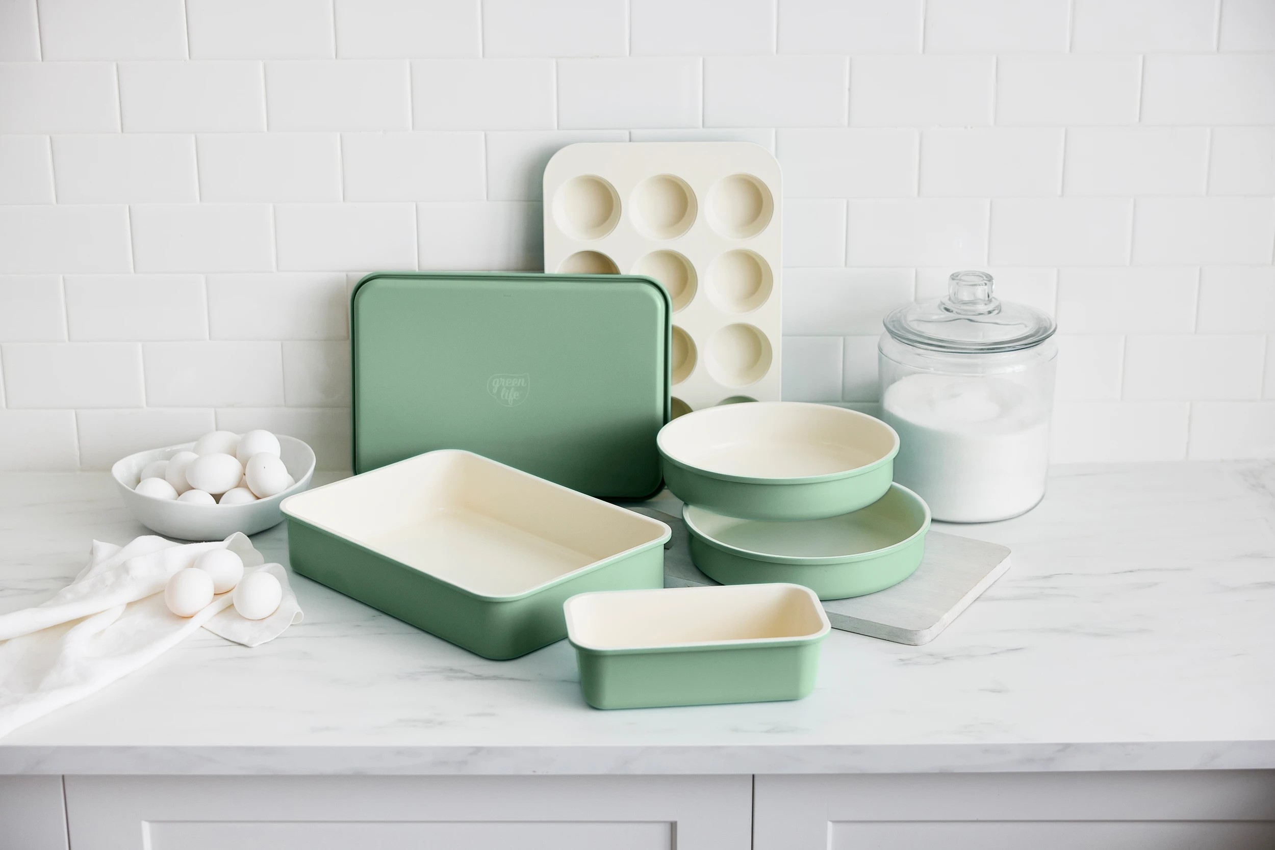 2 6 Piece GreenLife Ceramic Bakeware Set, 2 of 5