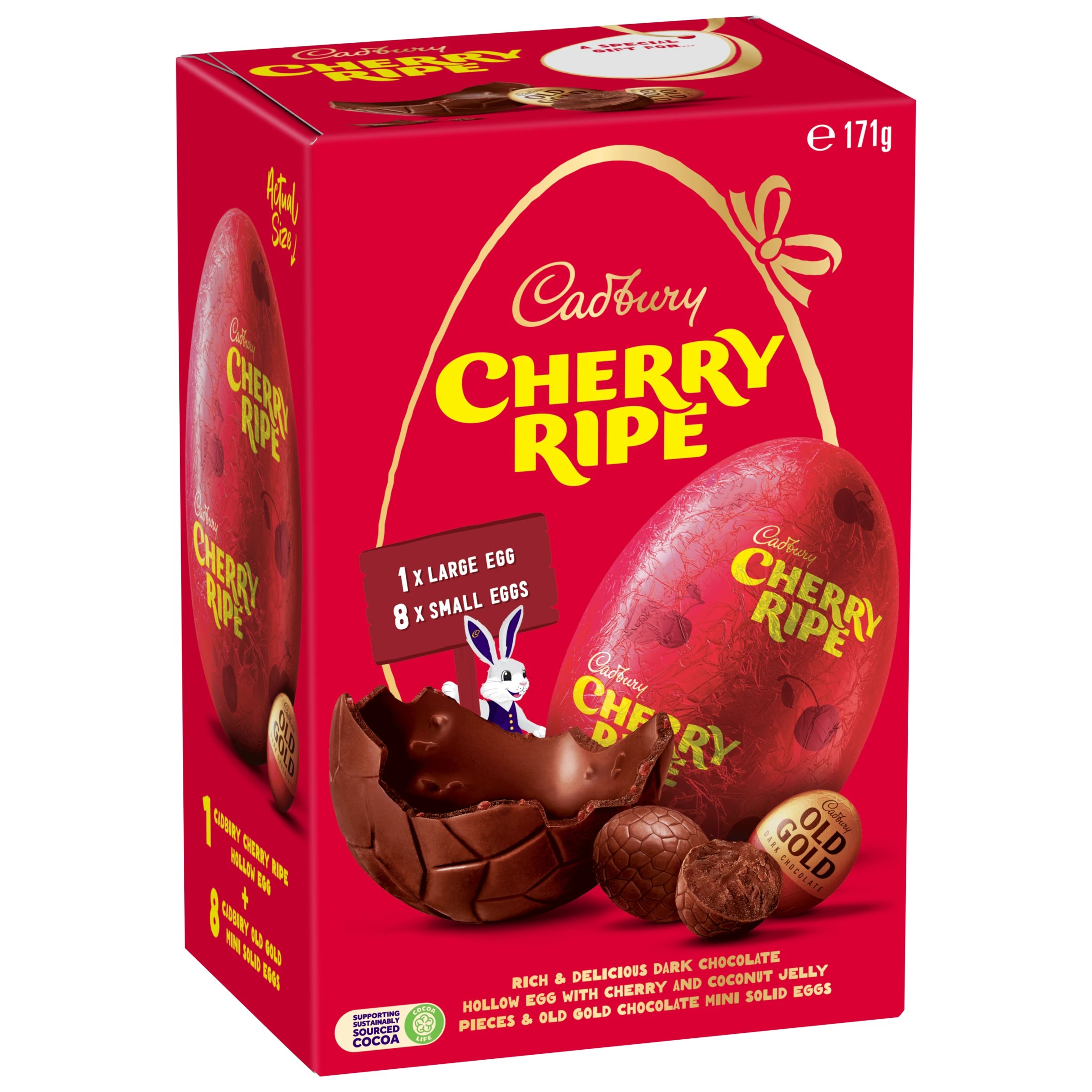 1 Cadbury Cherry Ripe Gift Box 171g, 1 of 6