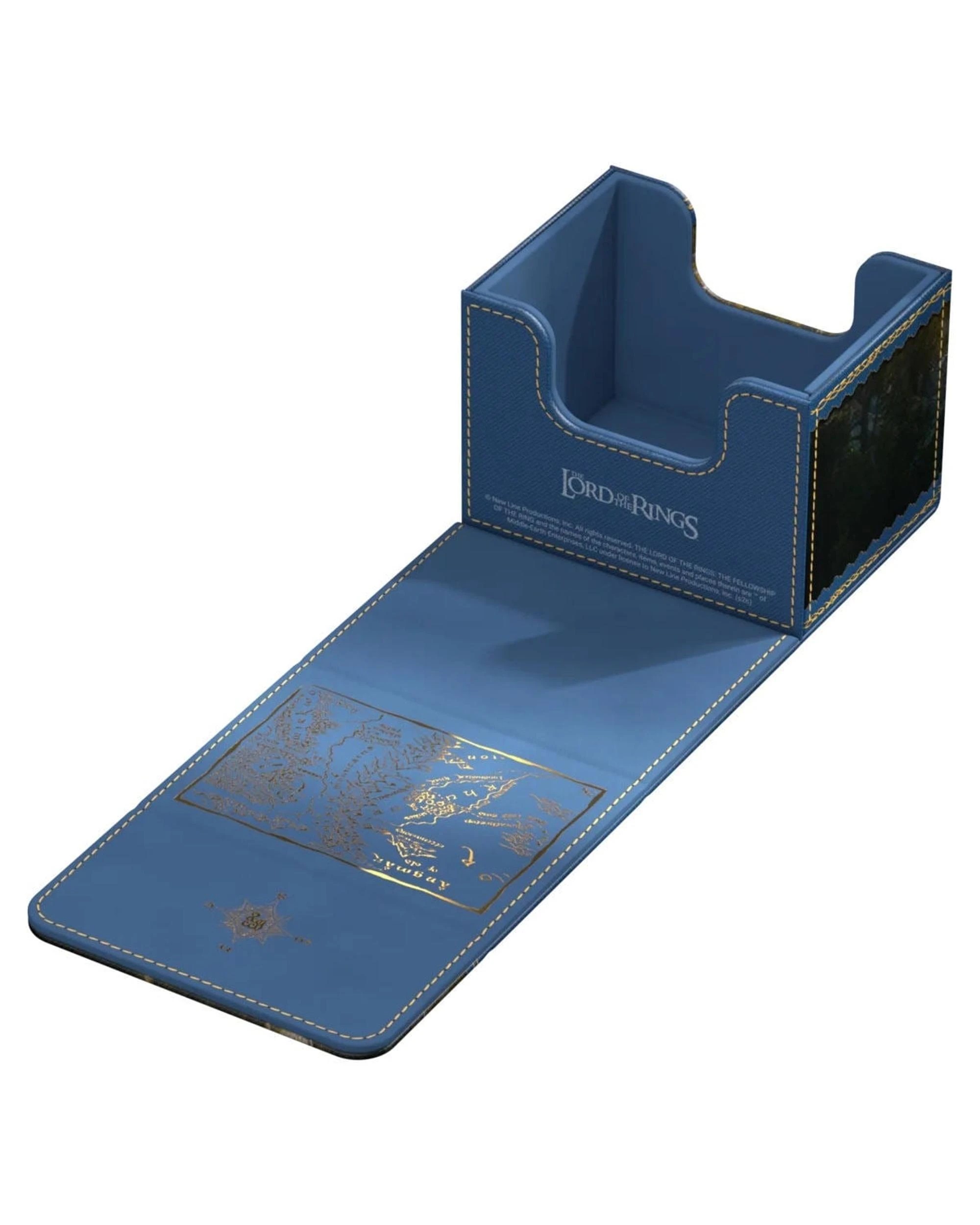 9 Ultimate Guard The Lord of the Rings Places of Middle-Earth Xenoskin Sidewinder 100+ Rivendell Deck Box - Blue, 9 of 10