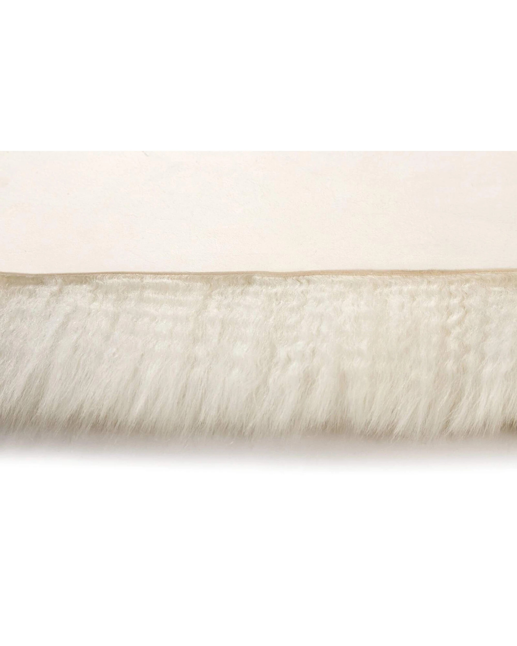 7 BR Home Genuine Sheepskin Wool Rug in White Large, 7 of 8