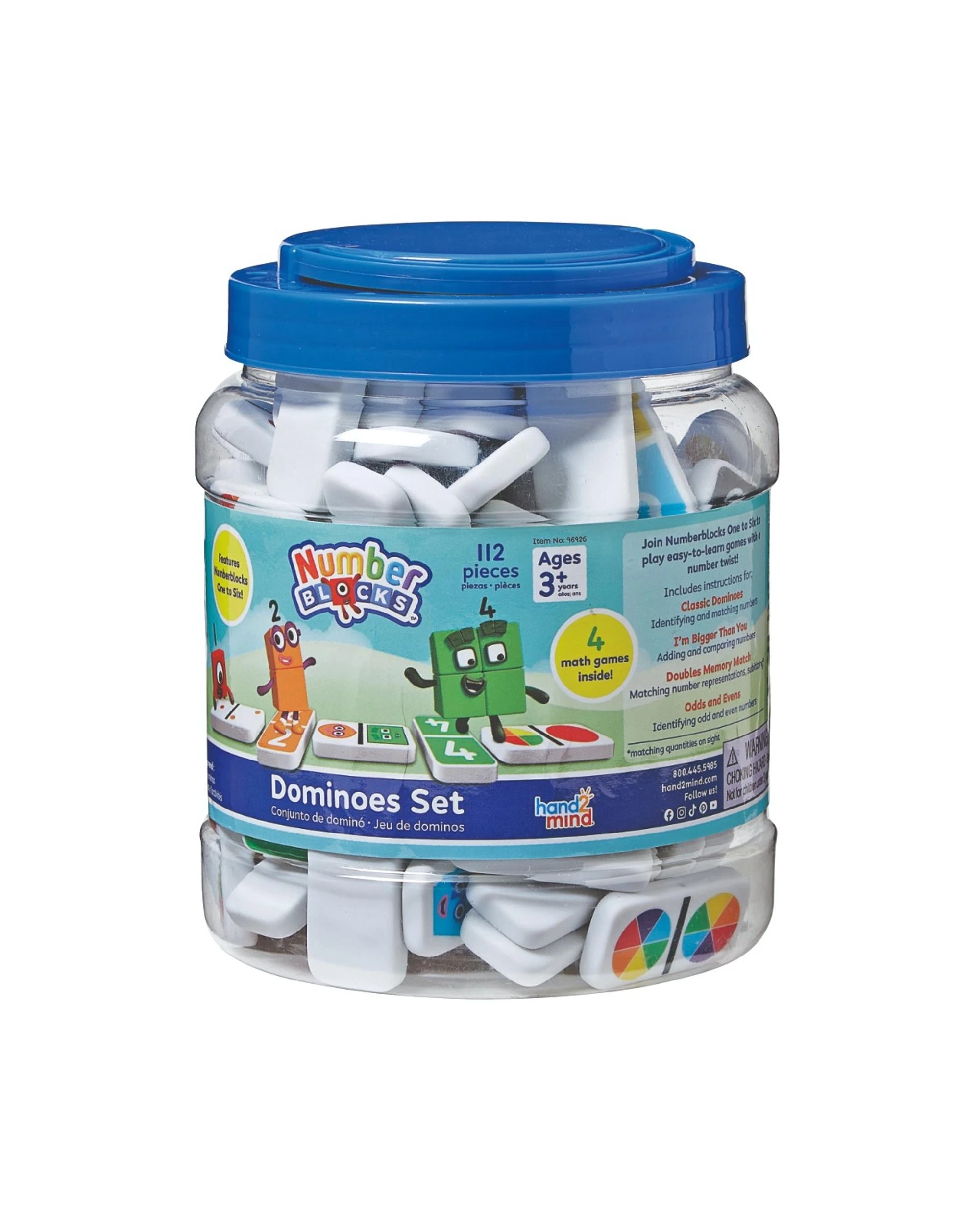 9 Numberblocks Dominoes Set Tile Game, 9 of 10