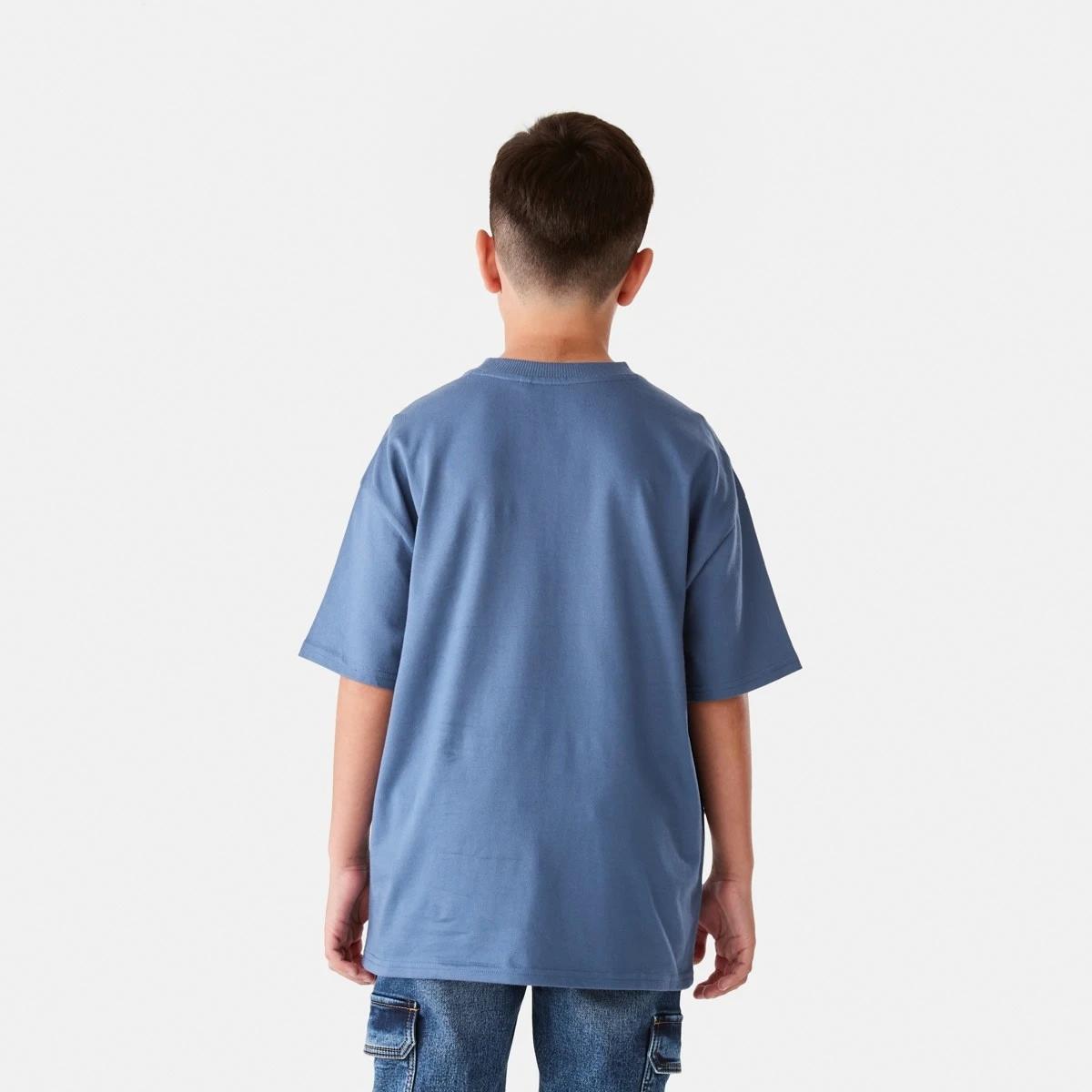 2 Short Sleeve Oversized T-shirt Blu Flicia, 2 of 9