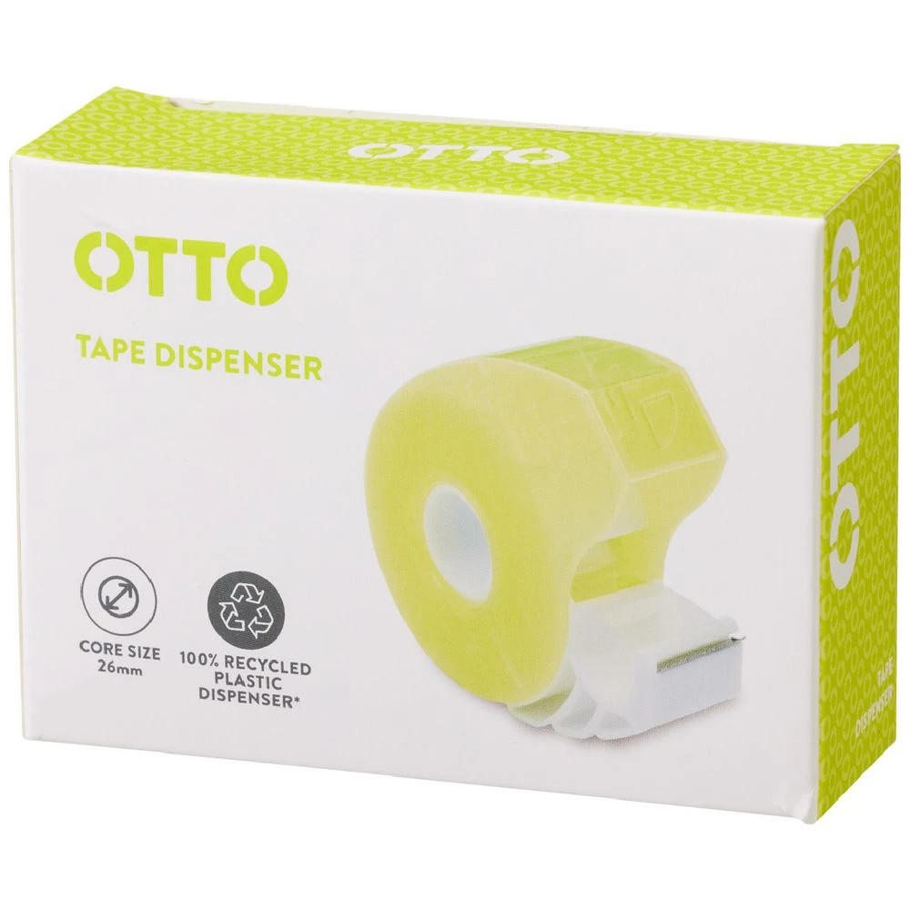 5 Otto Compact Tape Dispenser Fluro Yellow, 5 of 5