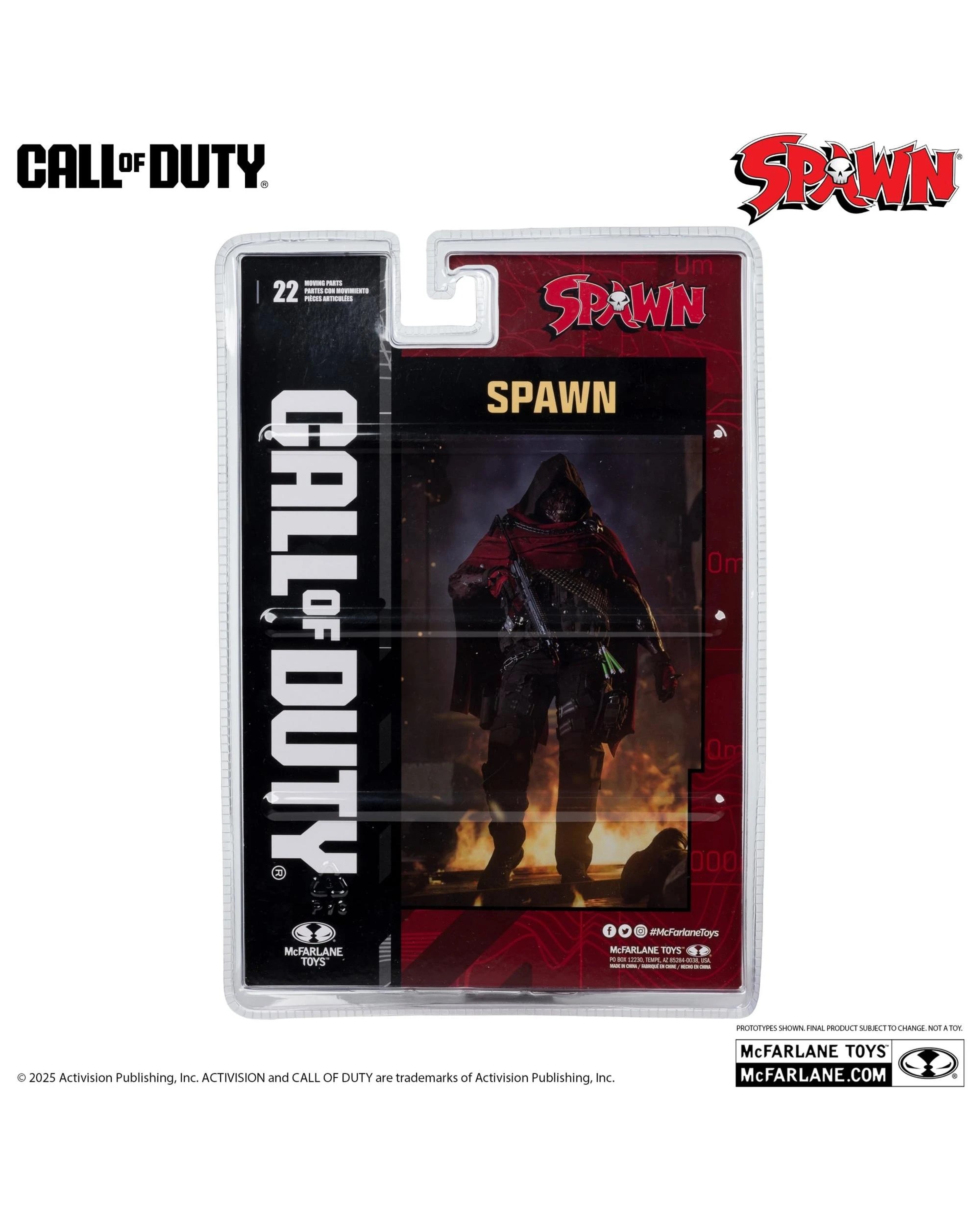 8 McFarlane Spawn Call of Duty Burned Spawn 7 inch Action Figure, 8 of 8