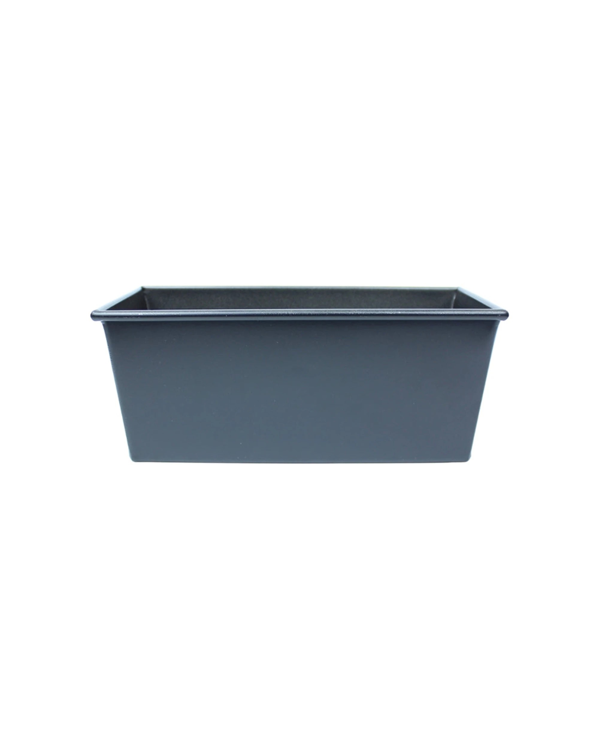1 Brunswick Bakers Aluminium Steel Baking Tin Folded Edge 23.5x10.5cm Non-Stick - Black, 1 of 1