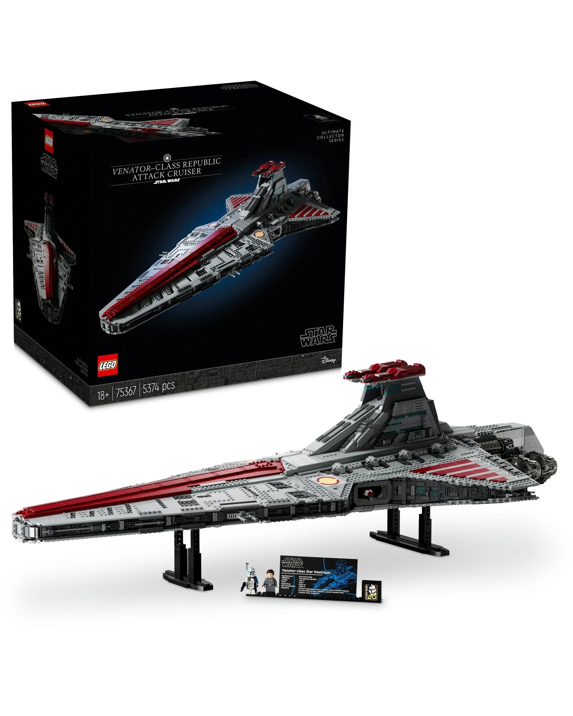 1 LEGO Star Wars Venator-Class Republic Attack Cruiser - 75367, 1 of 10