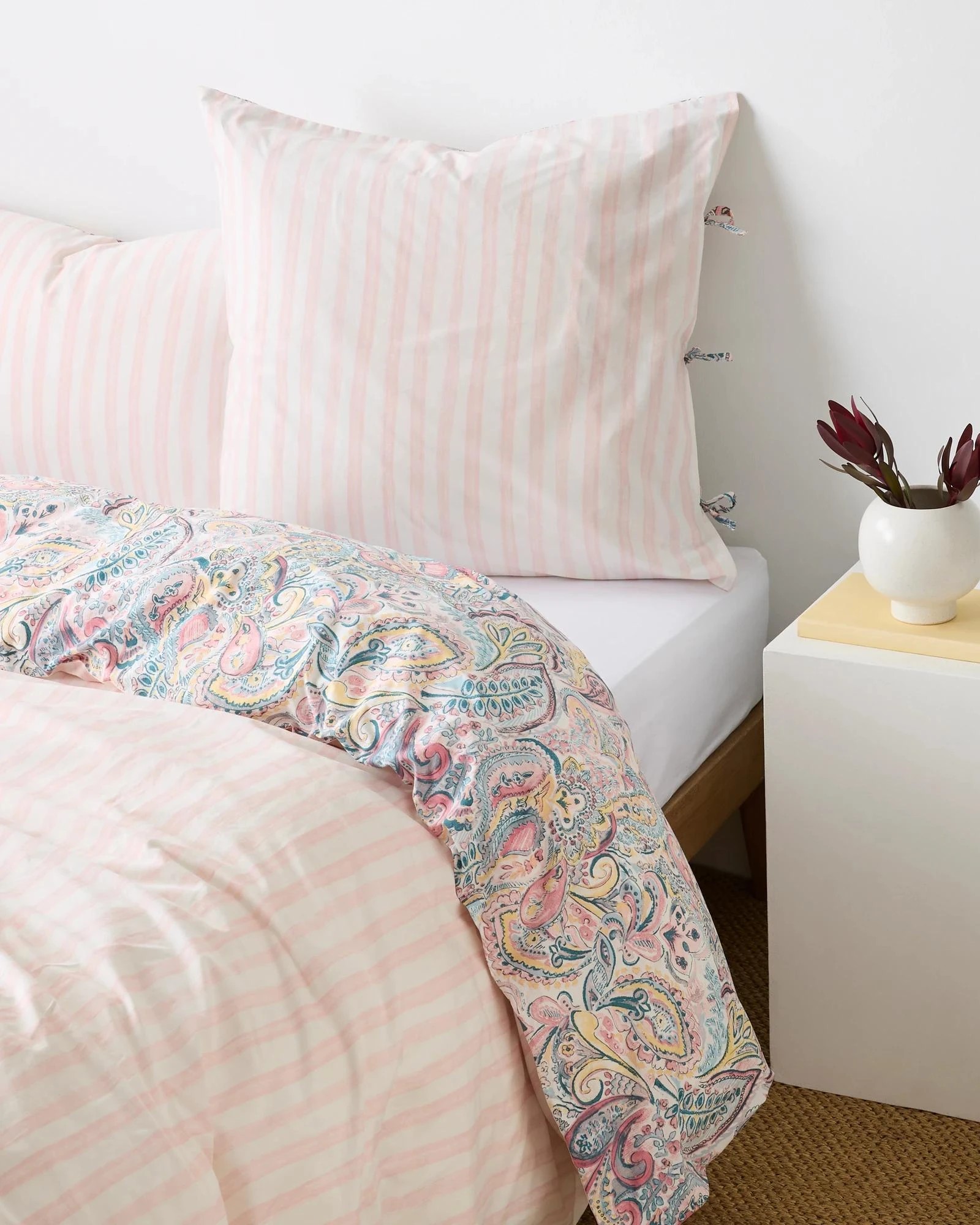 2 Target Addison Paisley Print Australian Cotton European Pillowcase - Queen Bed - Multi, 2 of 4