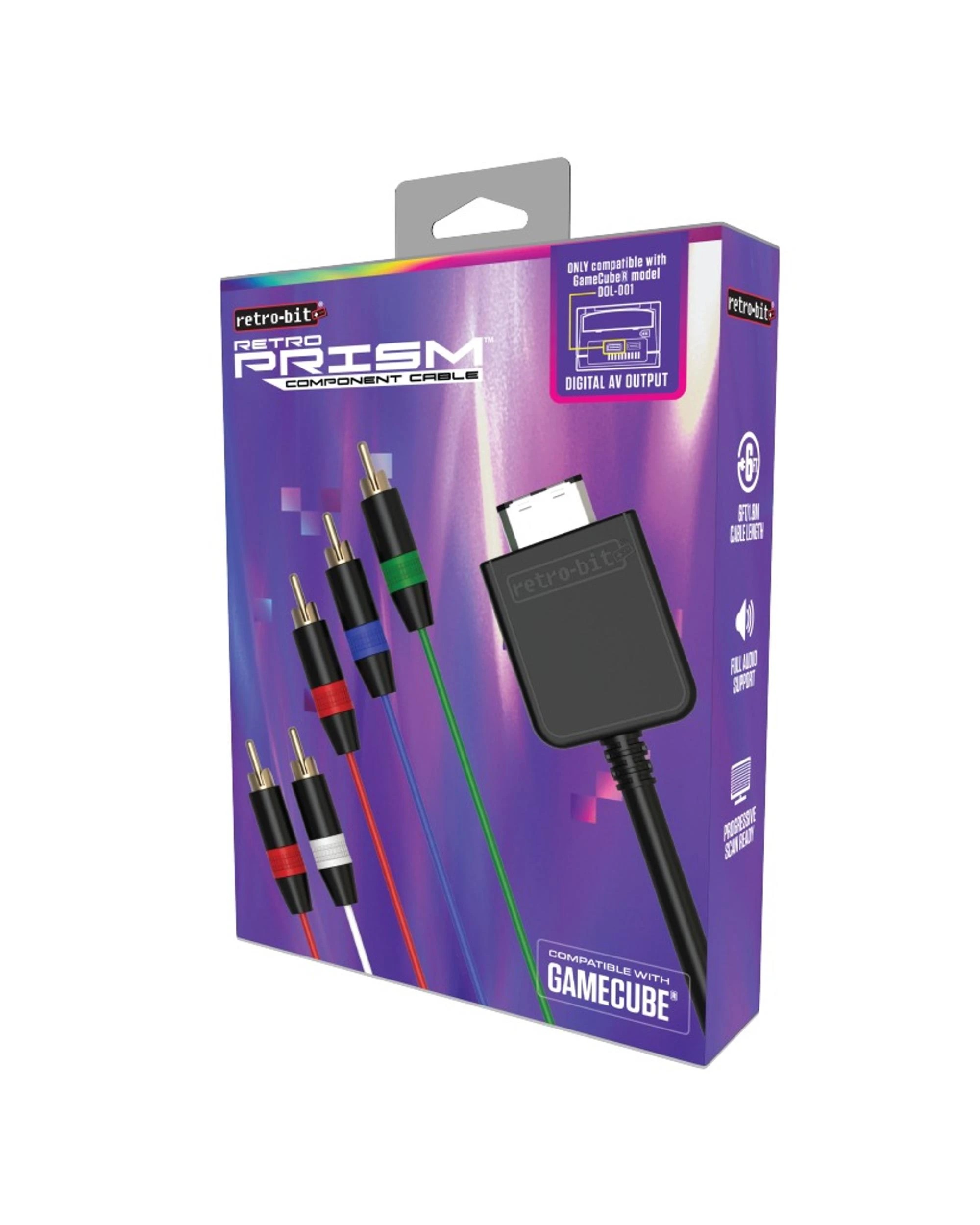7 Retro-Bit Retro Prism HD Component Cable for Gamecube, 7 of 9