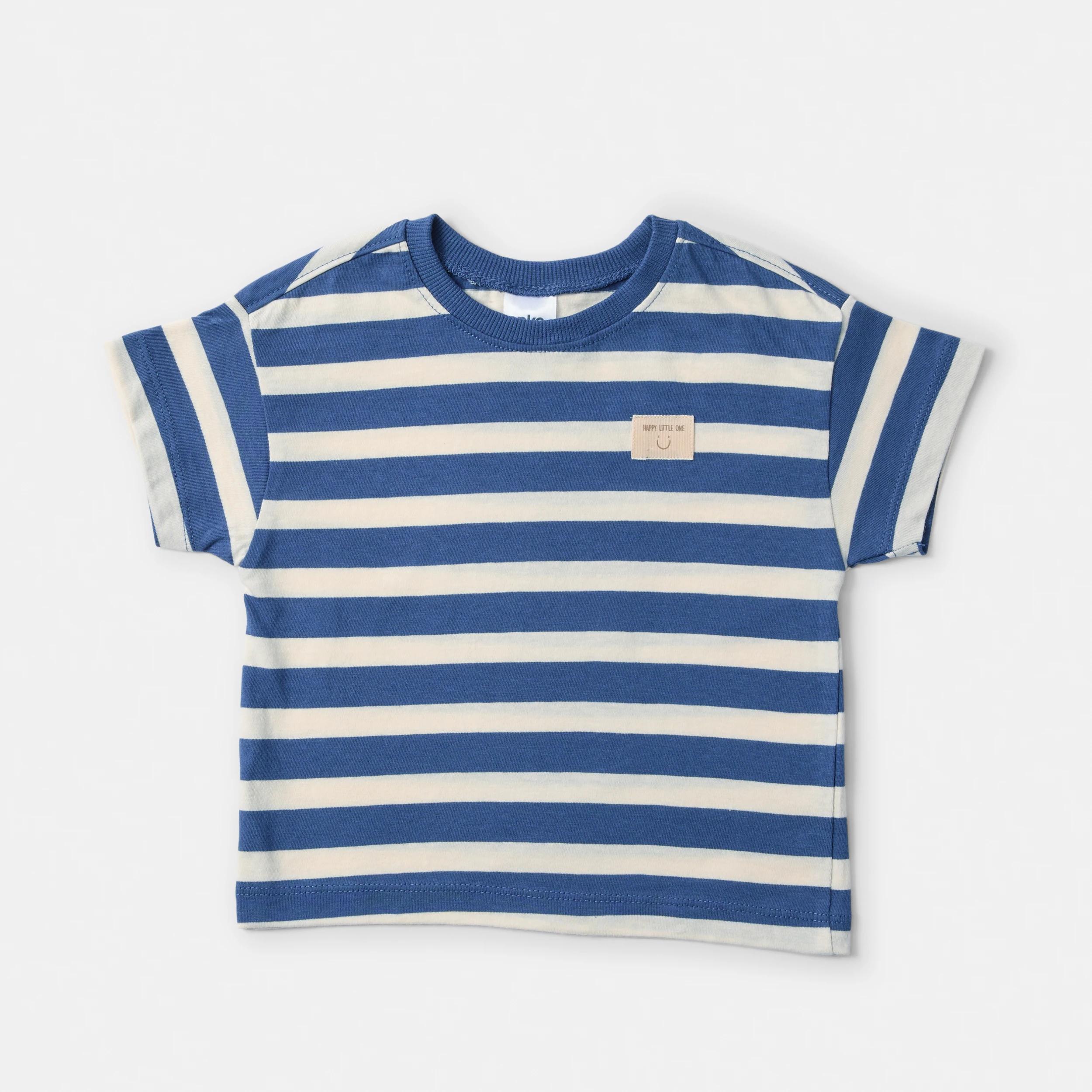 4 3 Pack Short Sleeve T-shirt BLUE STRIPES, 4 of 8