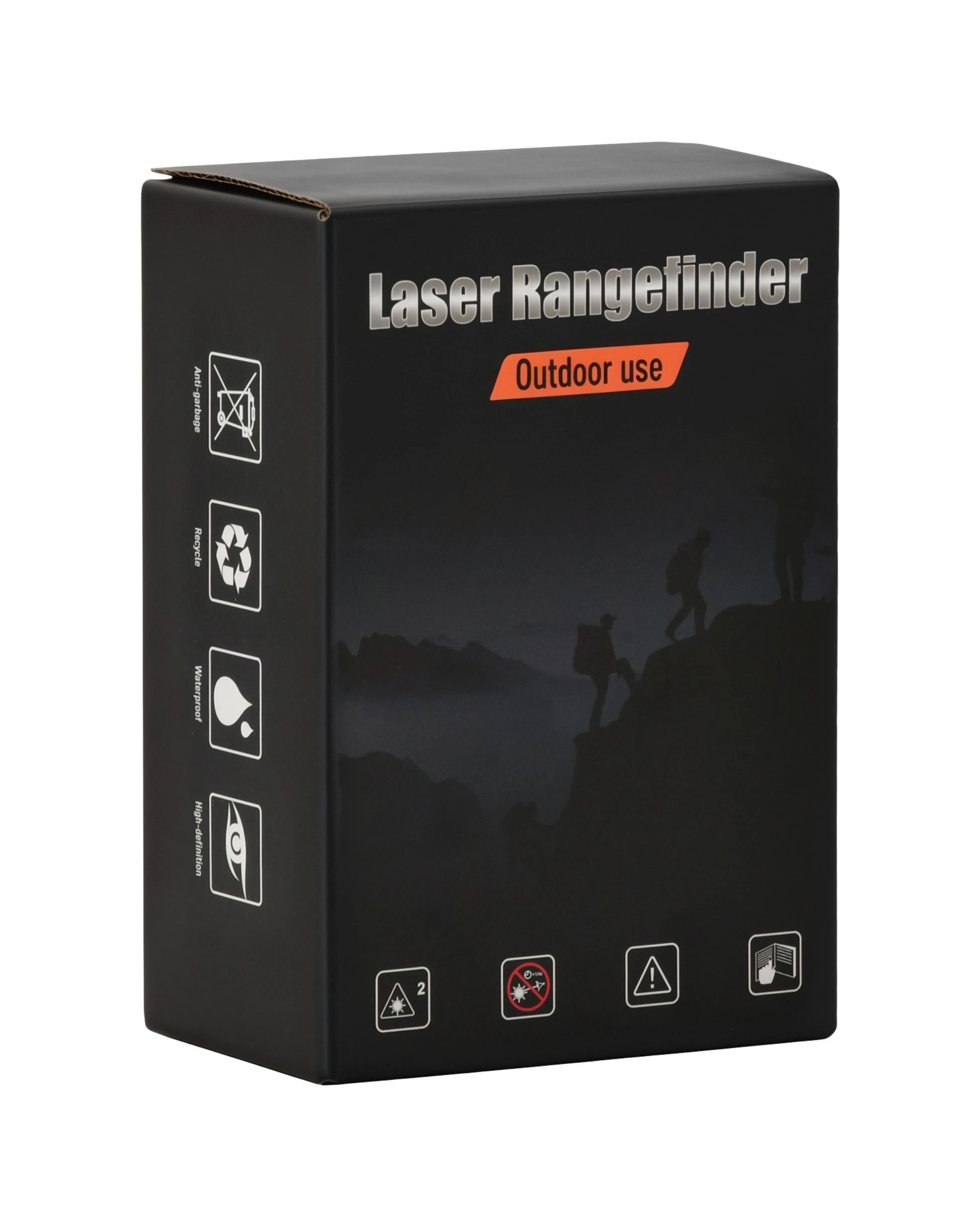 4 Advwin 1200m Laser Golf Rangefinder with Flag Lock - White, 4 of 7