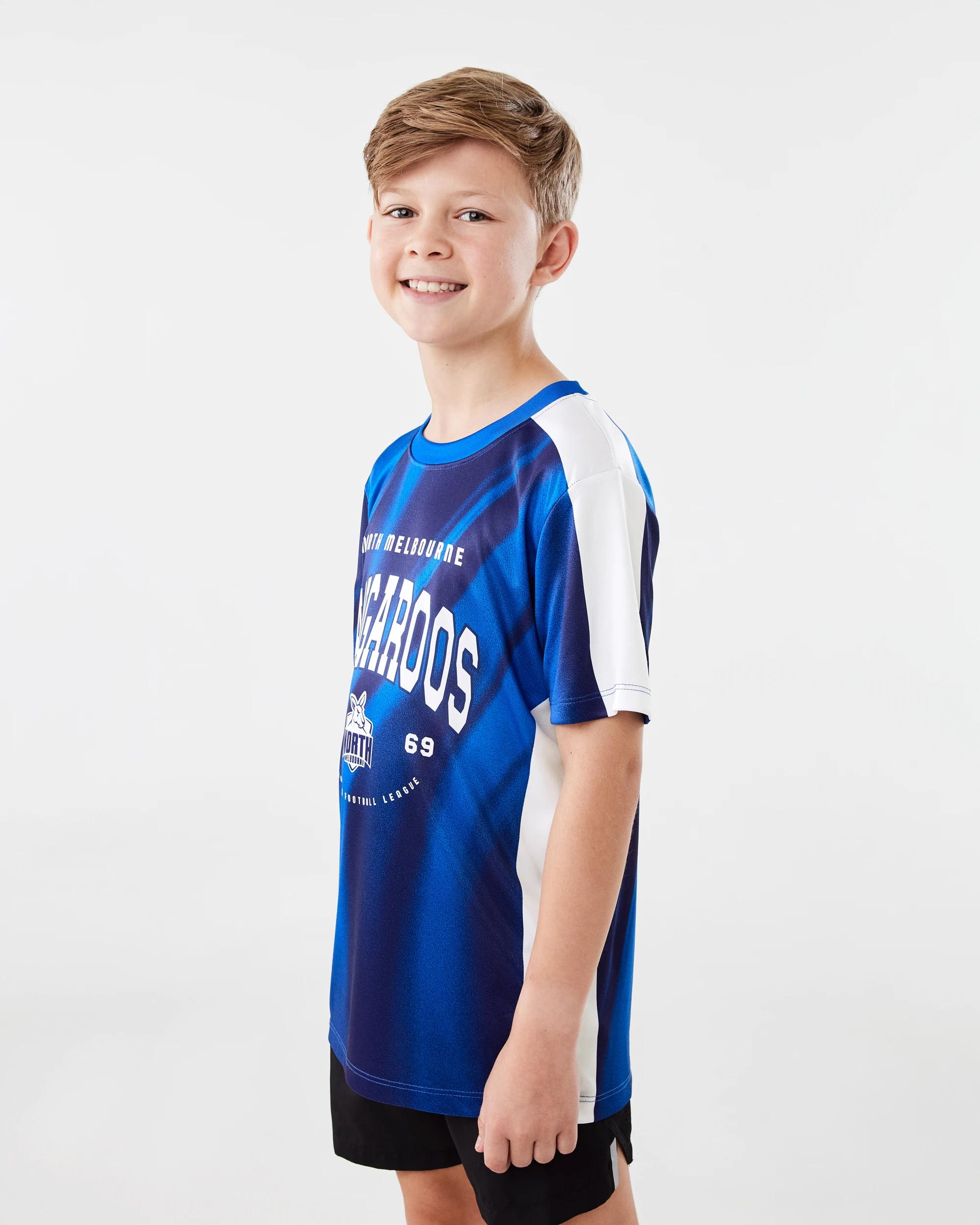 2 Official AFL Youth Training T-shirt Kangaroos, 2 of 9