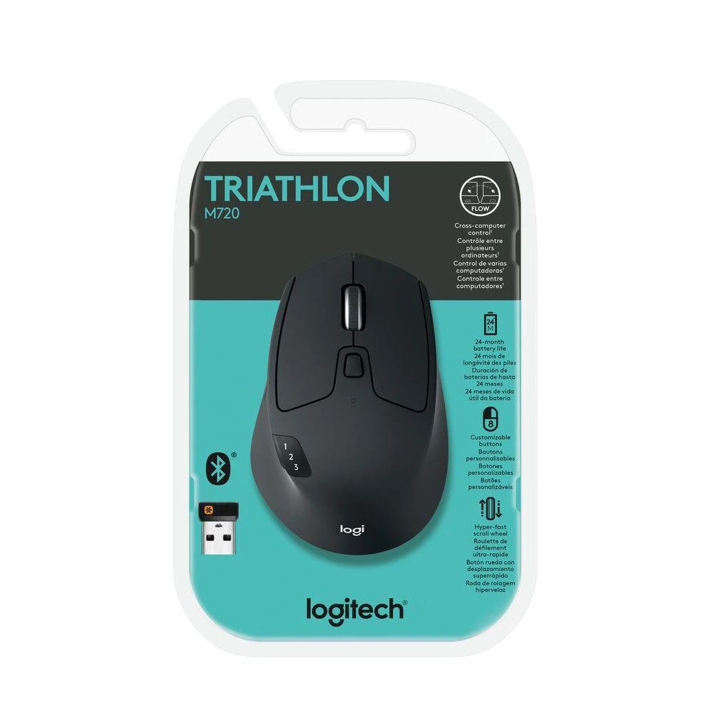 10 Logitech M720 Triathlon Wireless Mouse, 10 of 10