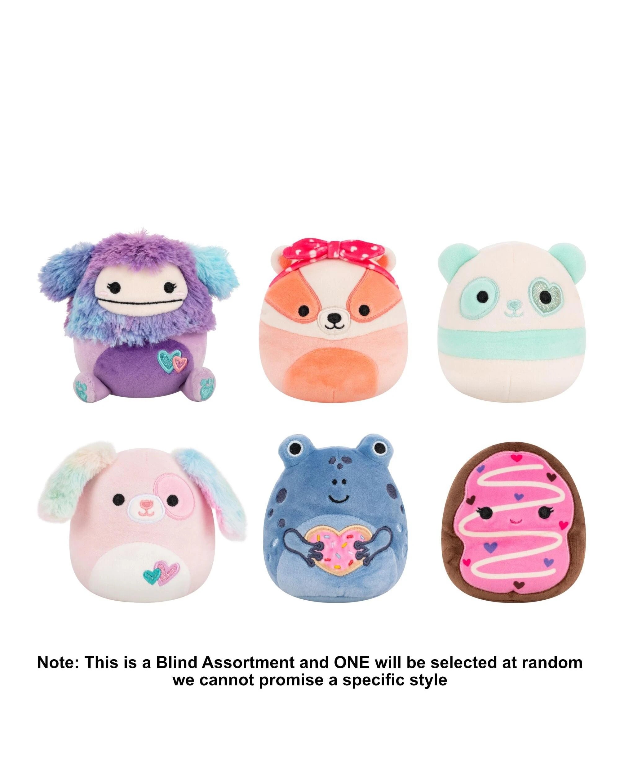 2 Squishmallows Valentine's Day Mystery Squad 2026 4 inch Plush Blind Capsule, 2 of 8