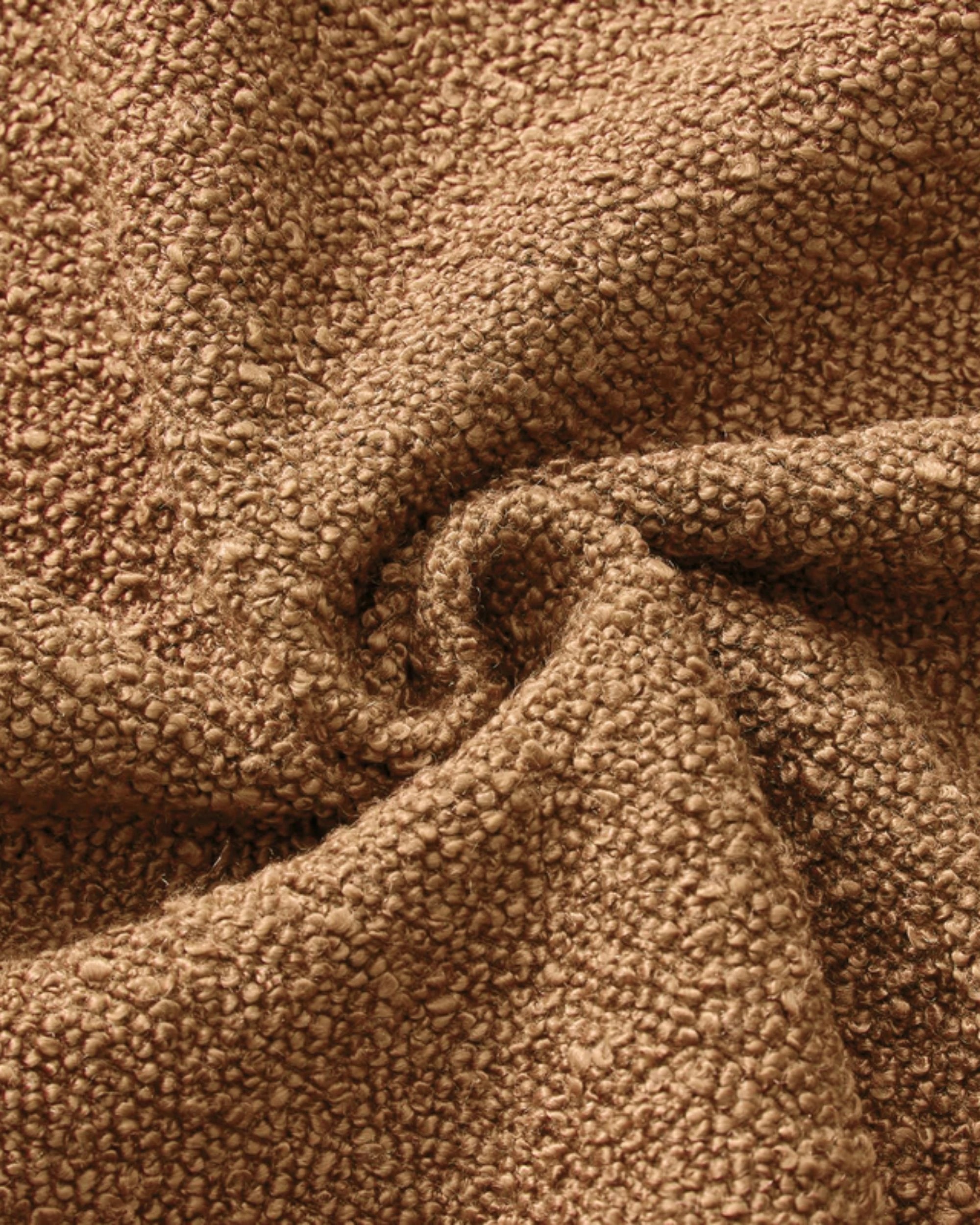 4 Gioia Casa 2-Pack Bouclé Cushion Covers 45x45cm - Caramel, 4 of 4